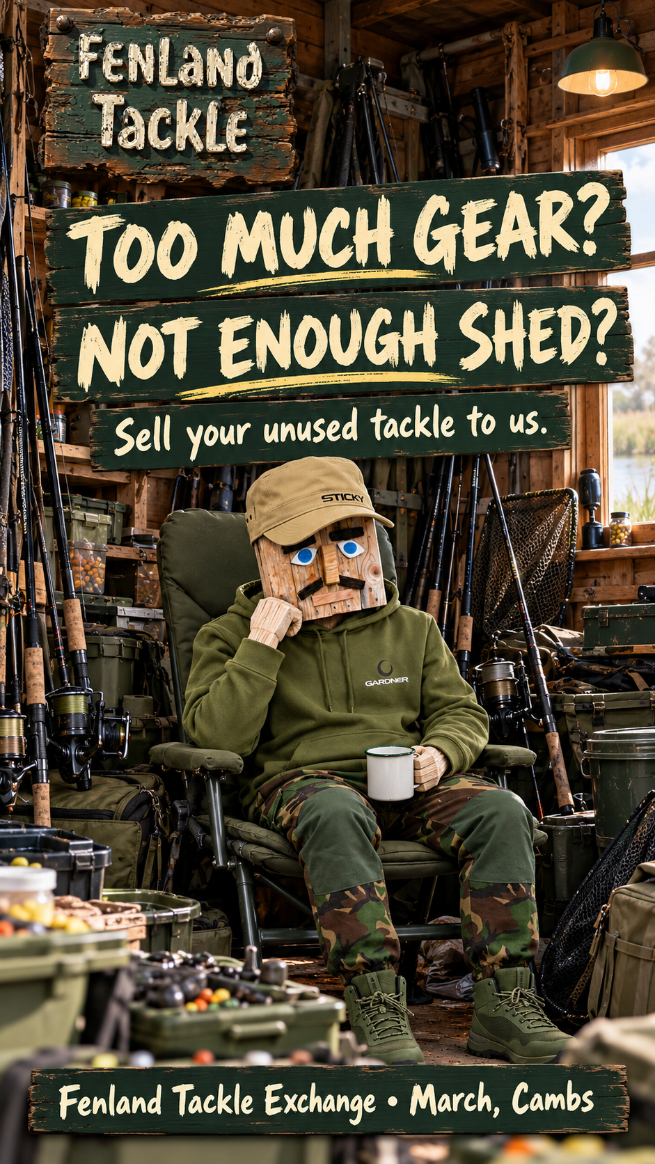 Too much gear and not enough shed?