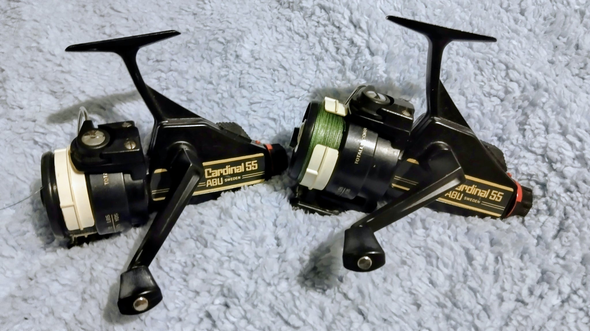 Pair of Abu Cardinal 55 Reels | Made in Sweden