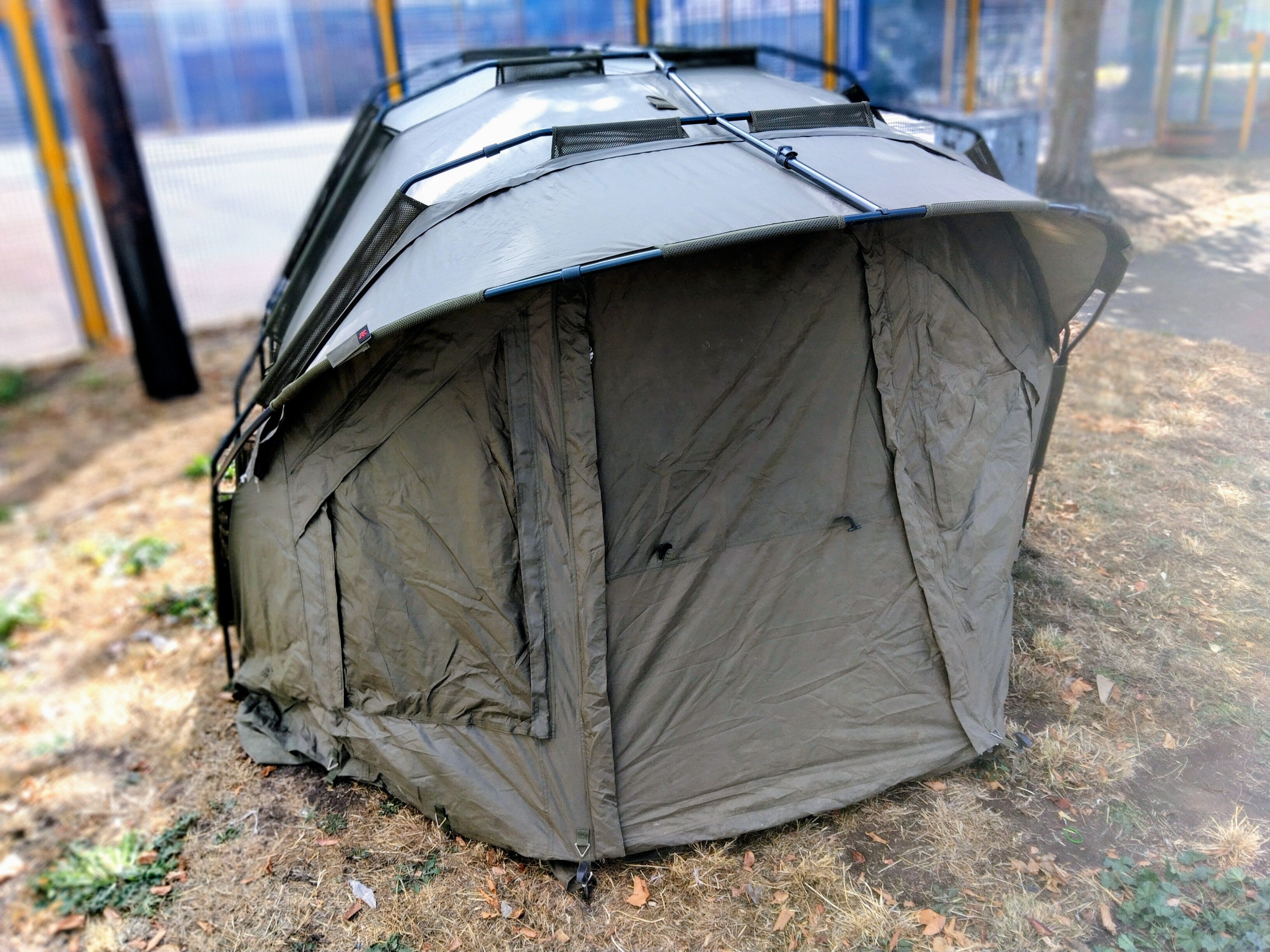 JRC Quad Continental Bivvy & Overwrap 2 Man+ Carp Fishing Shelter Super Size VGC