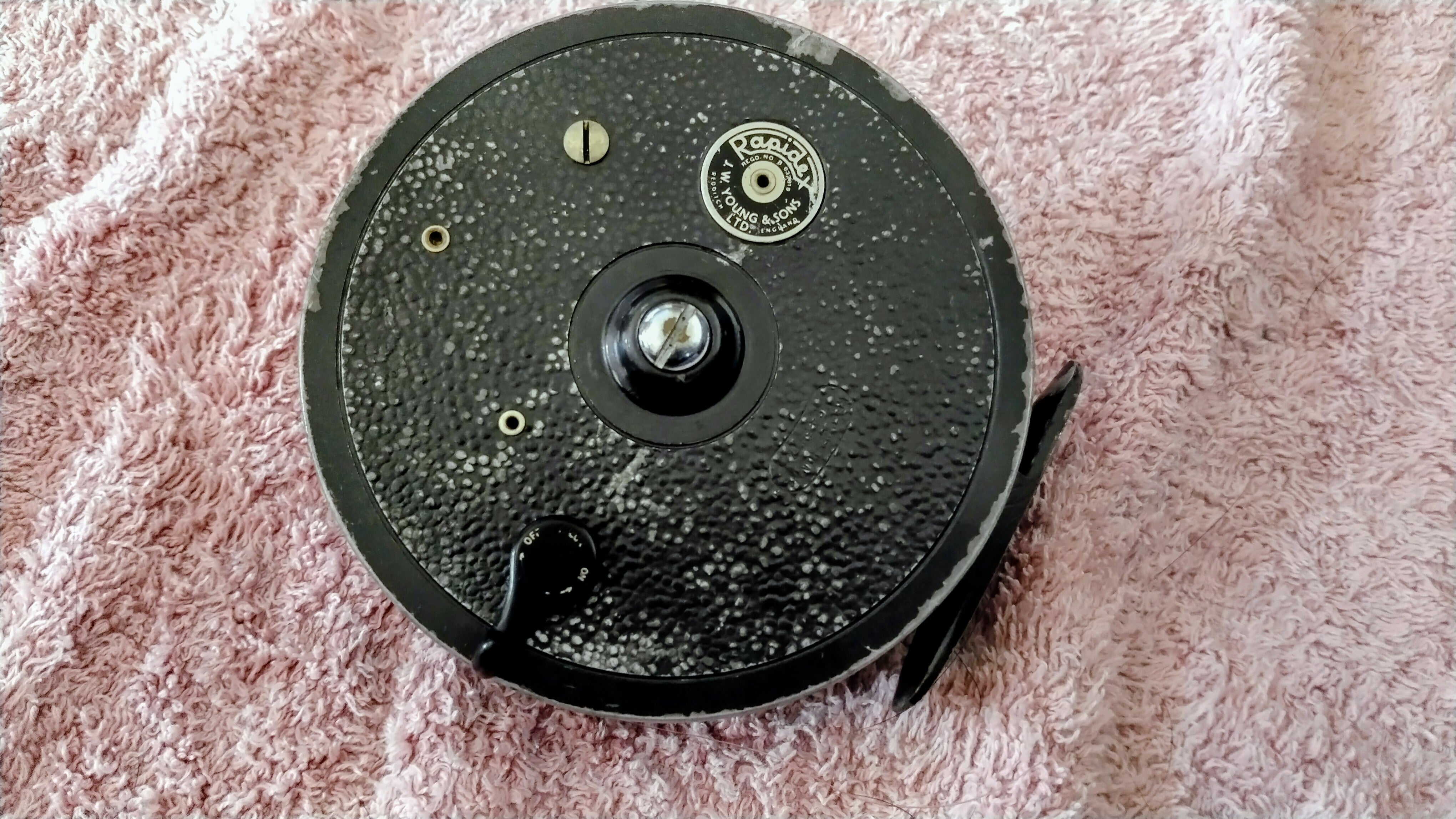 J W Young & Son Rapidex Centrepin Reel - Vintage Trotting Float Fishing Reel