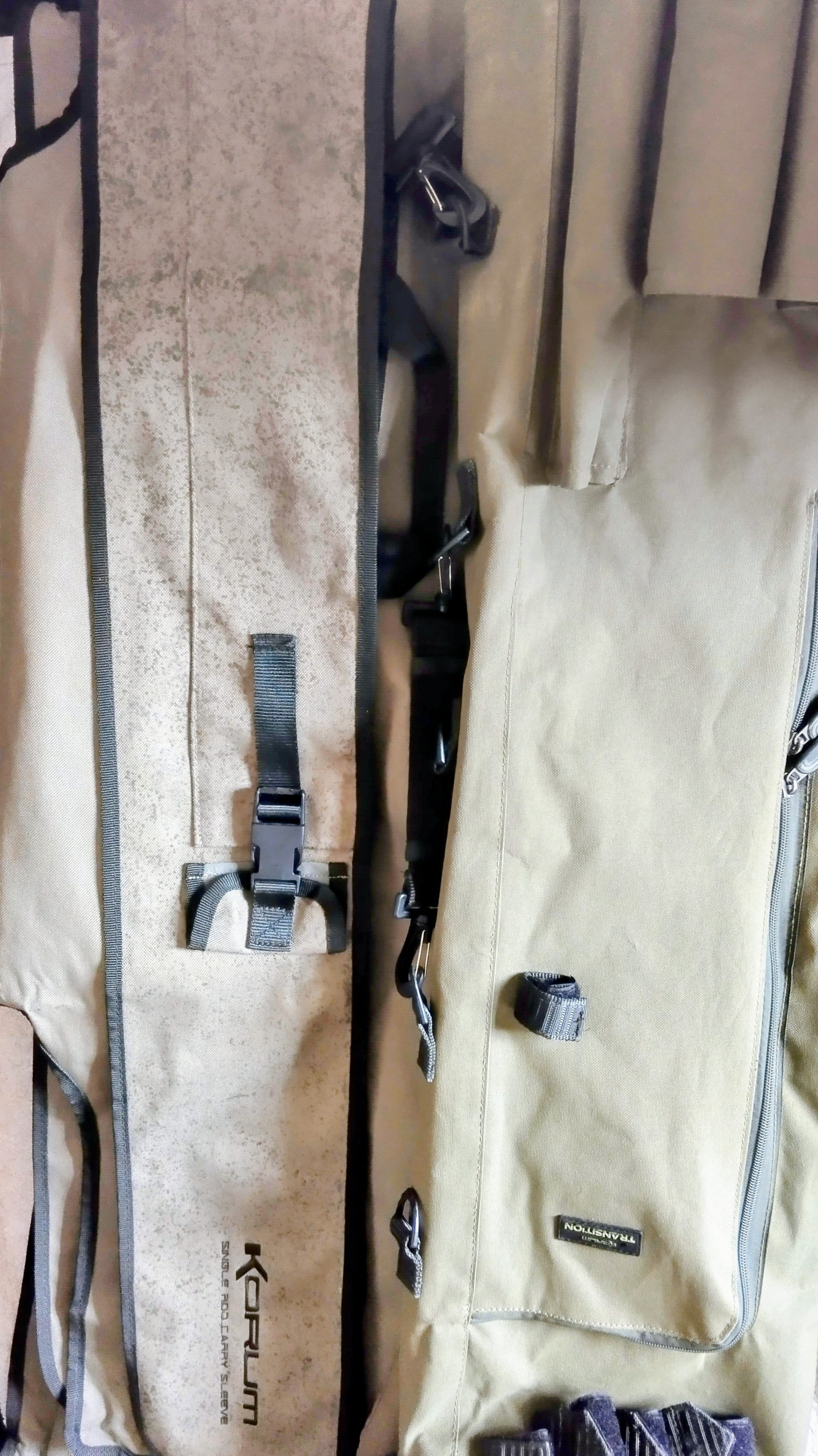 Korum Transition 3 Rod Quiver & 3x Korum Rod Sleeves | Specimen Carp Luggage
