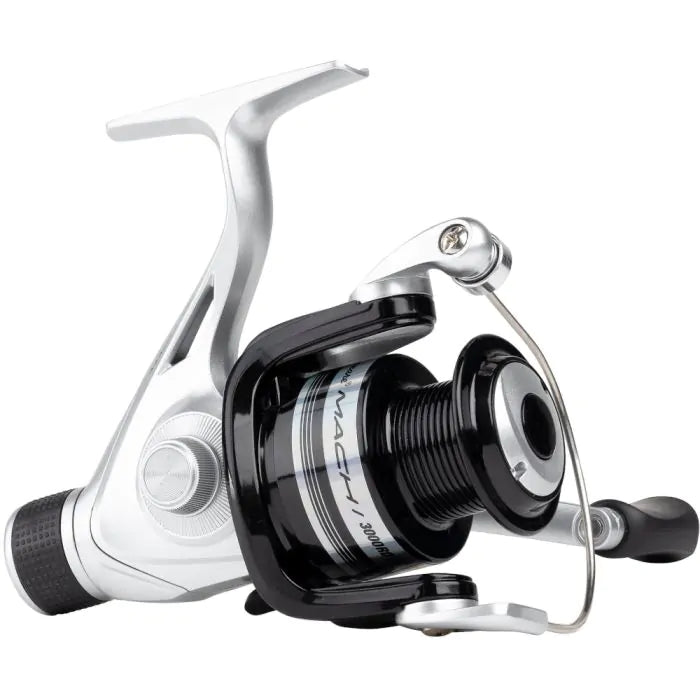 Shakespeare Mach 1 Spinning Reel 4000 RD Rear Drag - 2+1 BB Coarse Lure Fishing