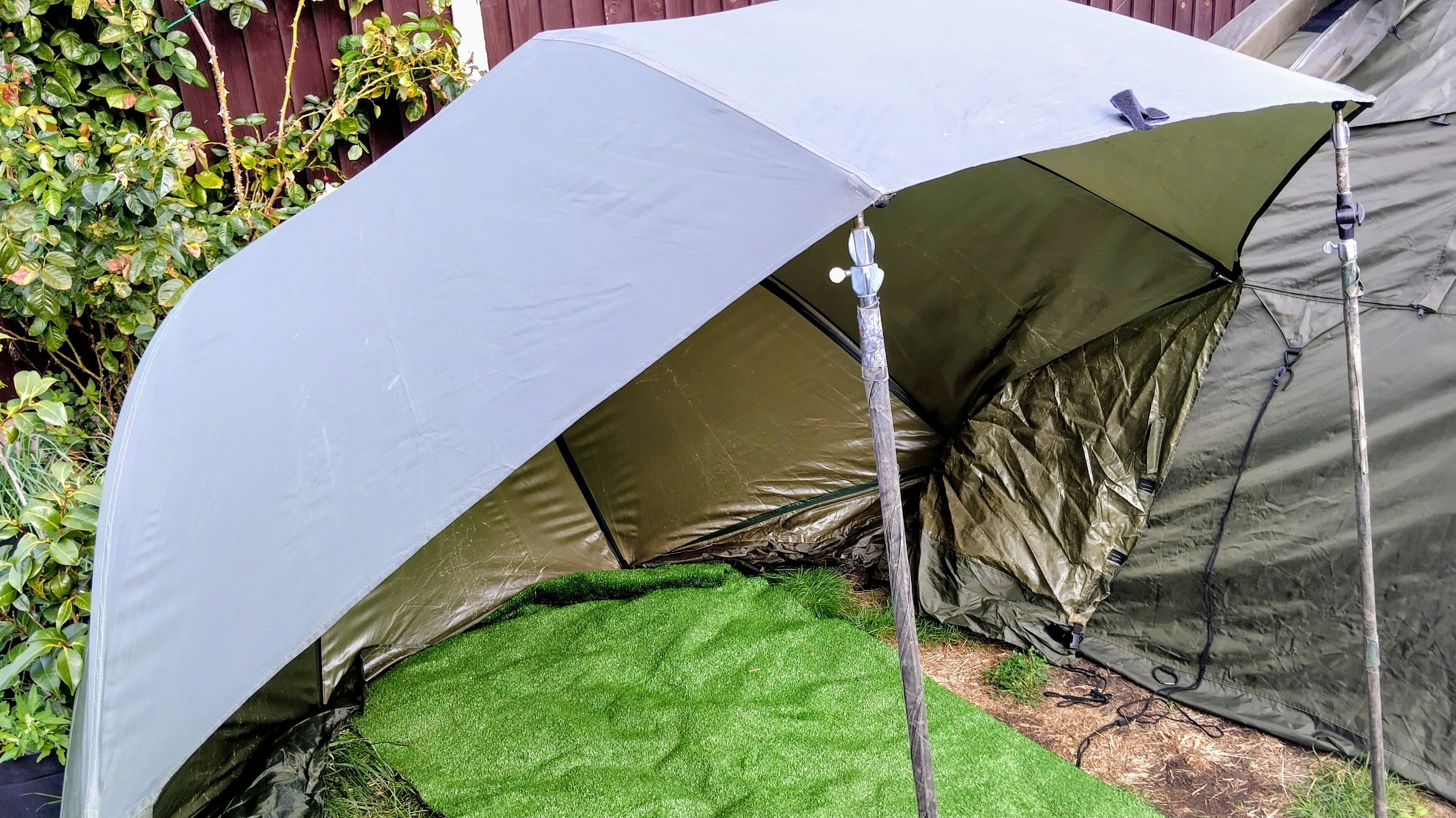 Daiwa Mission Brolly Shelter - Lightweight Waterproof Carp Coarse Fishing Umbrella