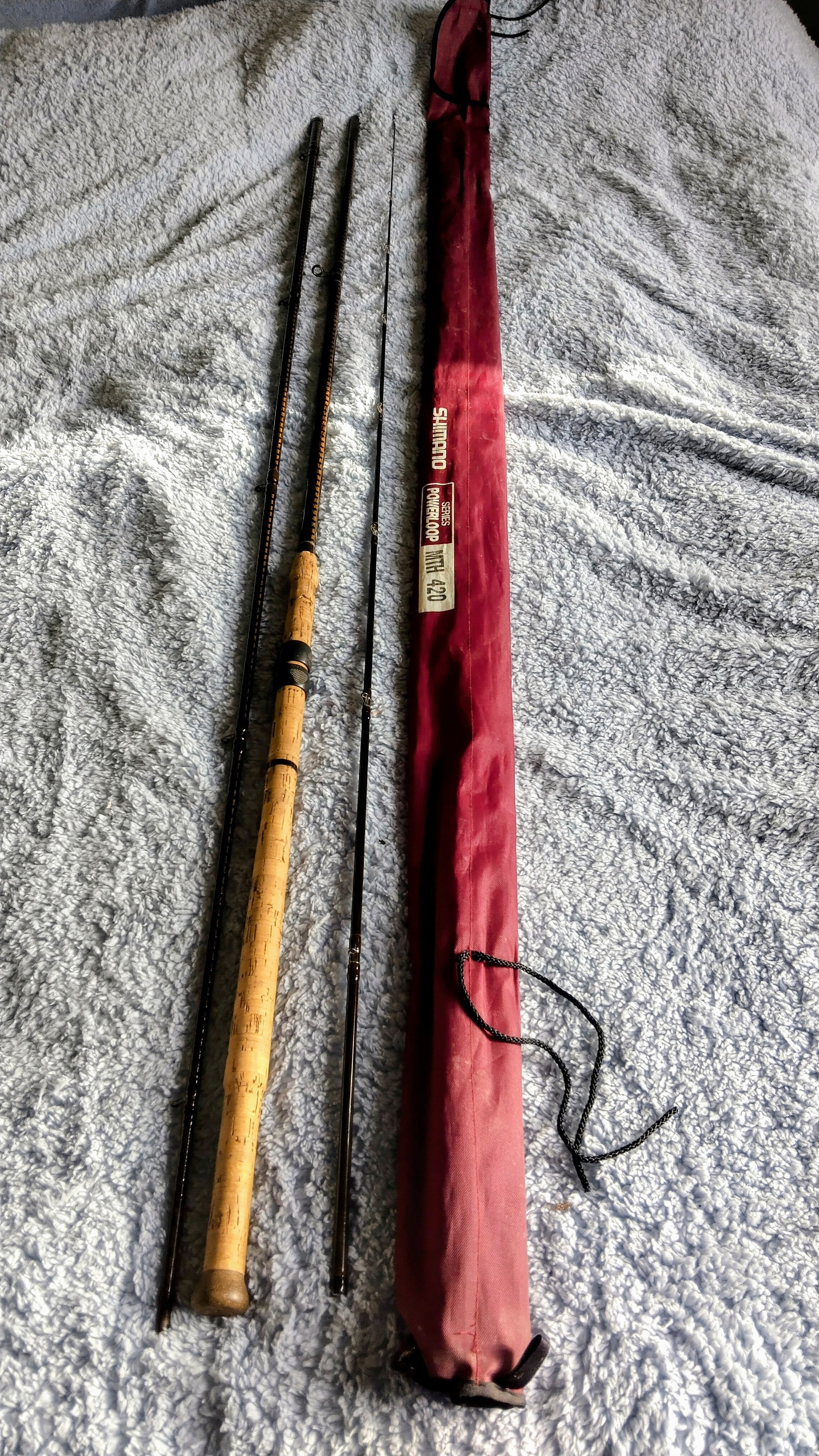 Shimano Powerloop 4.2. Match Rod MTH420 - 3pc Float Fishing Rod - Rare 14' Model