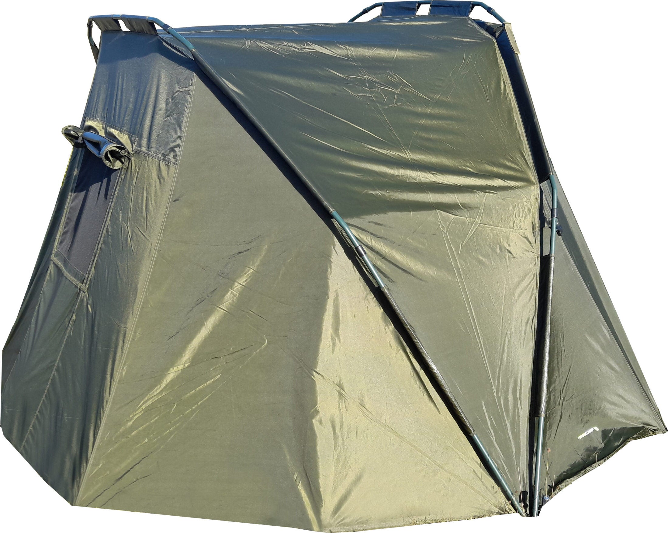 King Carp 1-Person Pram hood Style 2-rib Carp Fishing Bivvy Shelter