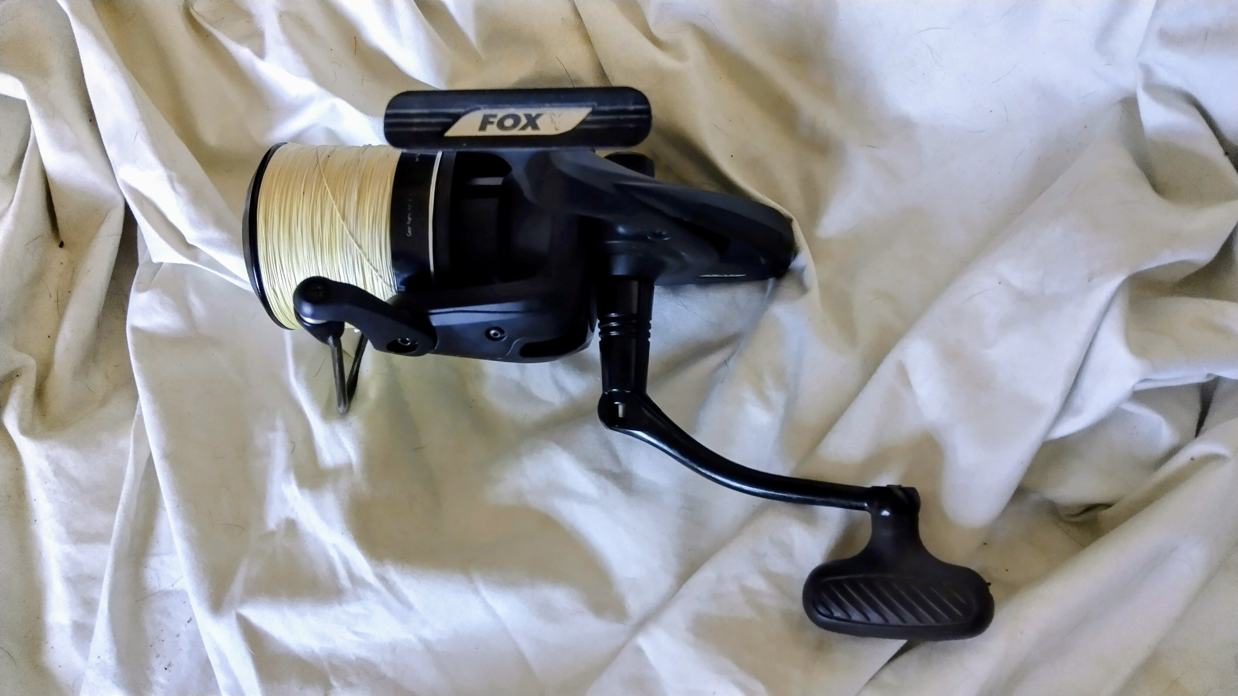 Fox FX11 Big Pit Carp Reel Spod Marker With 30lb Yellow Braid