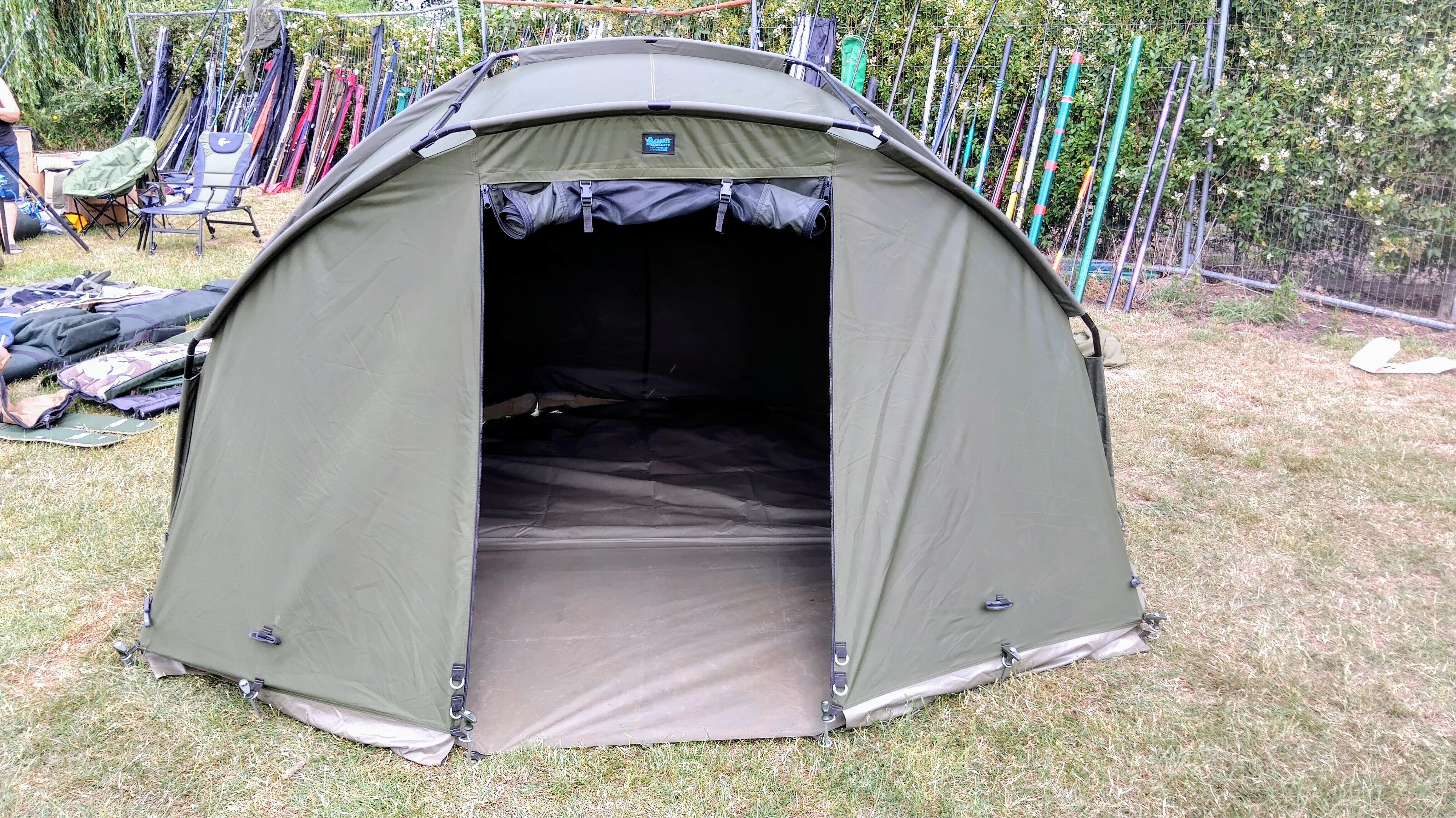Aqua Armadillo 2 Man Bivvy Camo Overwrap Groundsheet Bags Carp Fishing Tackle