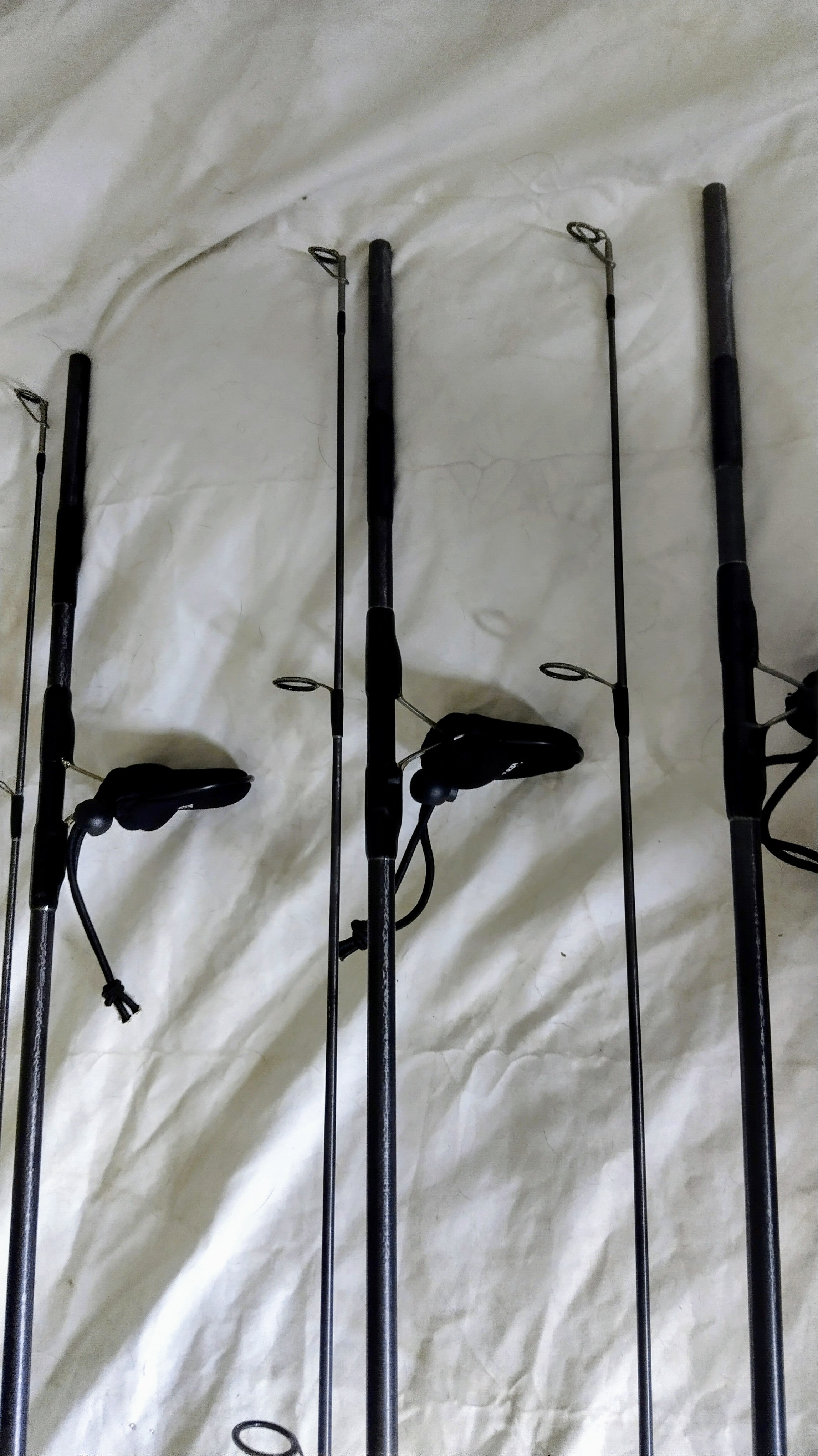 3x Greys GT5 50 Carp Rods 12ft 3lb - 50mm Butt Rings with Original Bags