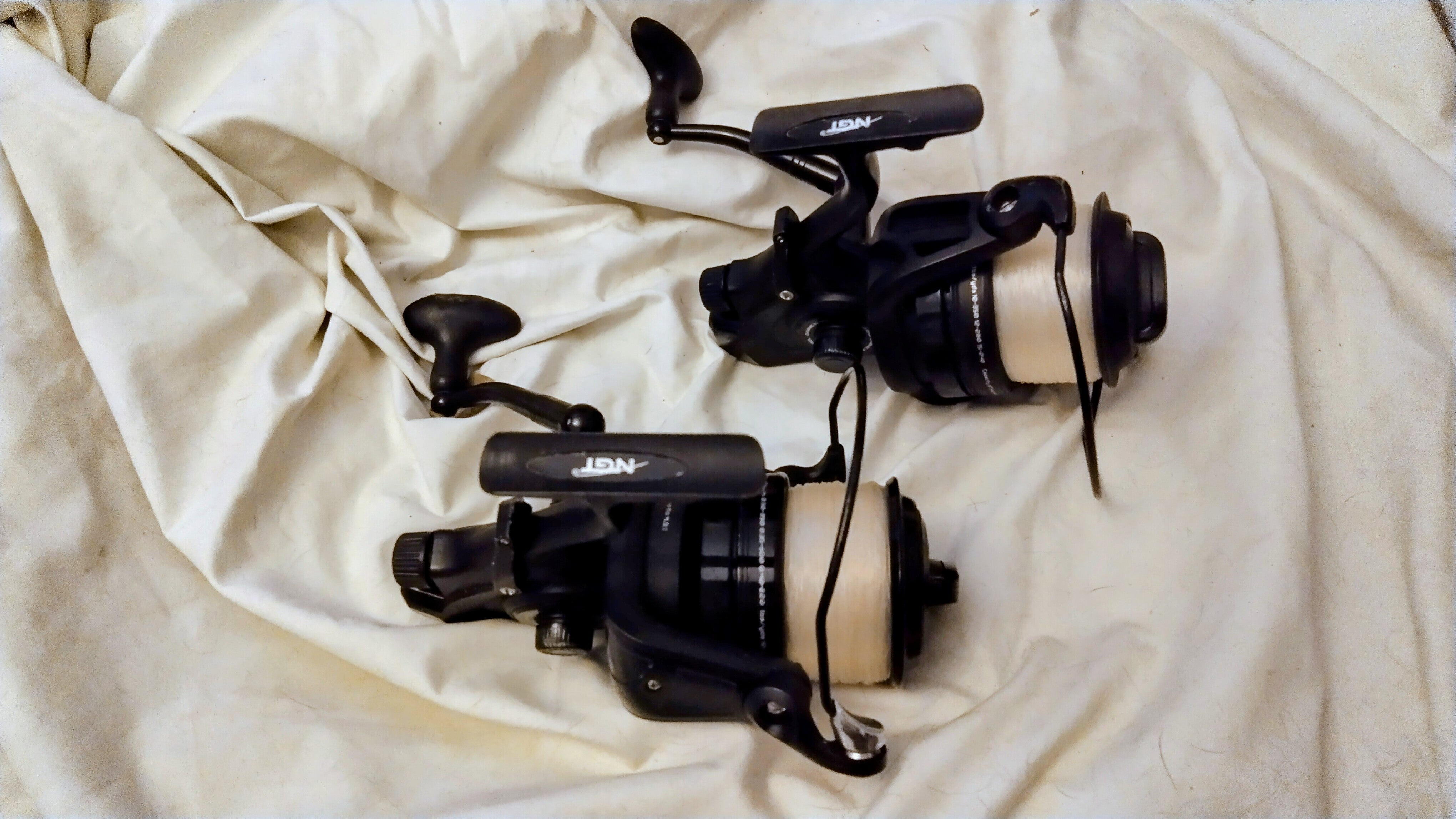 Pair of NGT Dynamic Carp 70 Big Pit Baitrunner Reels - 10+1 BB