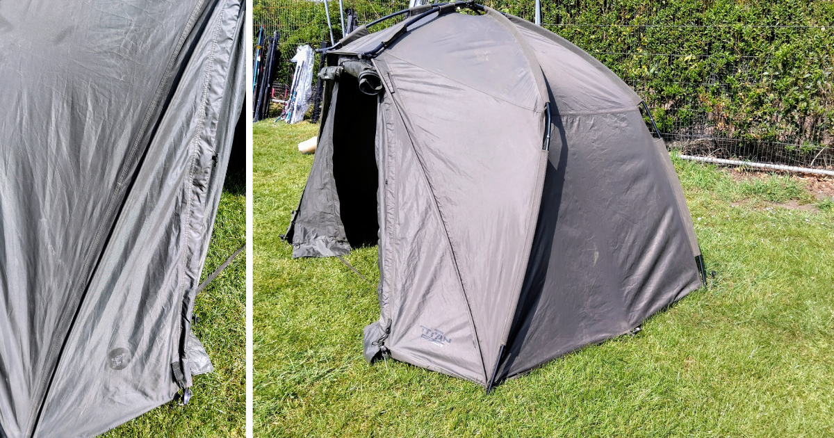 Nash Titan XL Bivvy Shelter with Zip-On Front - Used - Waterproof Carp Fishing
