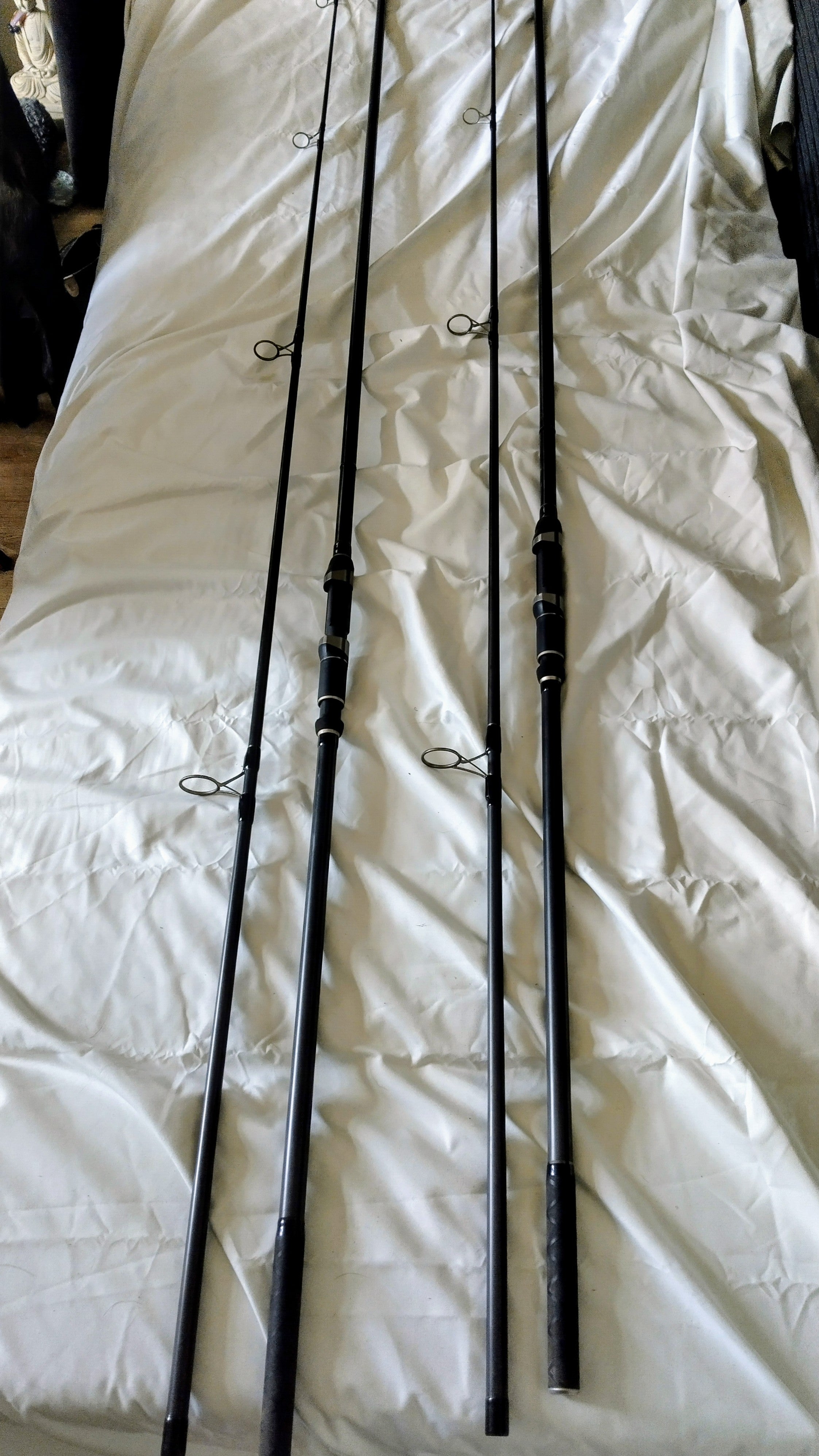 Shimano Catana Carp Rods 12ft 3lb Test Curve - Pair of Used Matching Fishing Rods