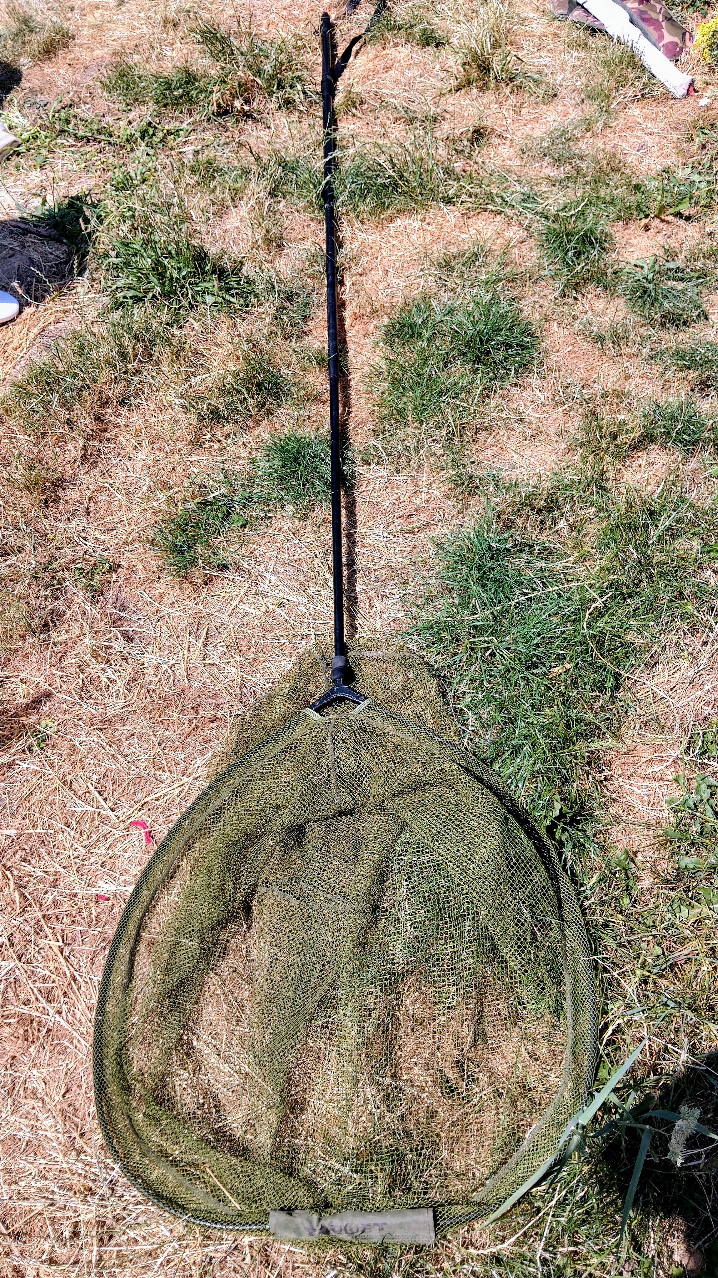 Korum Power 3m Telescopic Handle & Gardner 30" Folding Specimen Pan Landing Net