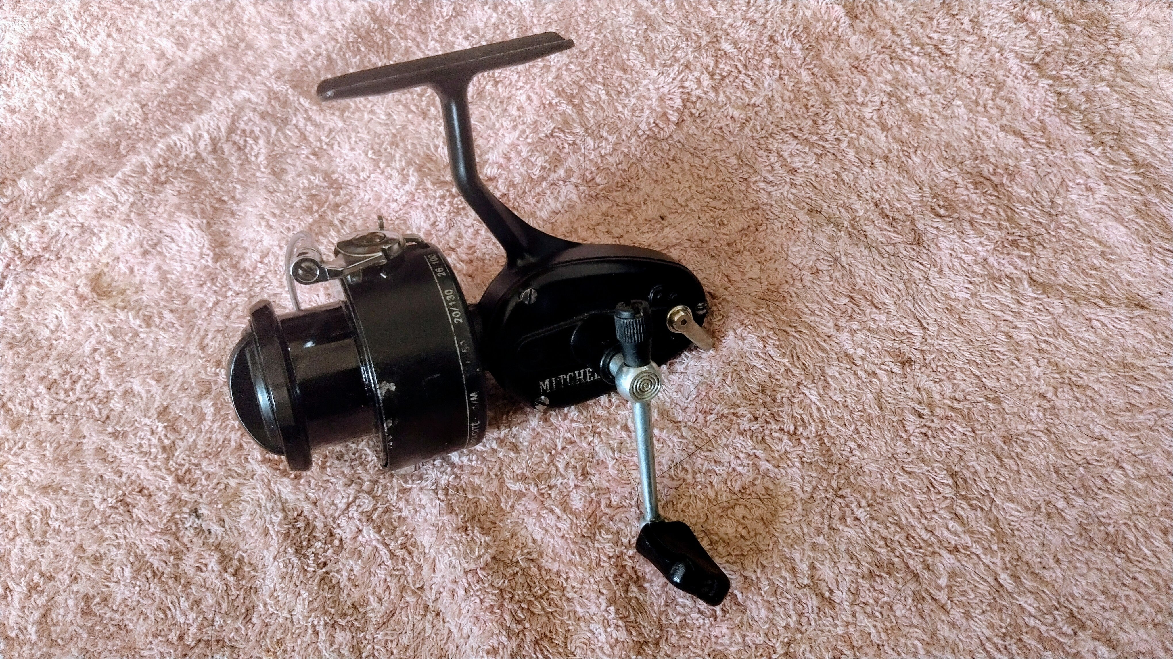 Vintage Mitchell 300A Fixed Spool Fishing Reel + Spare Spool Classic Original