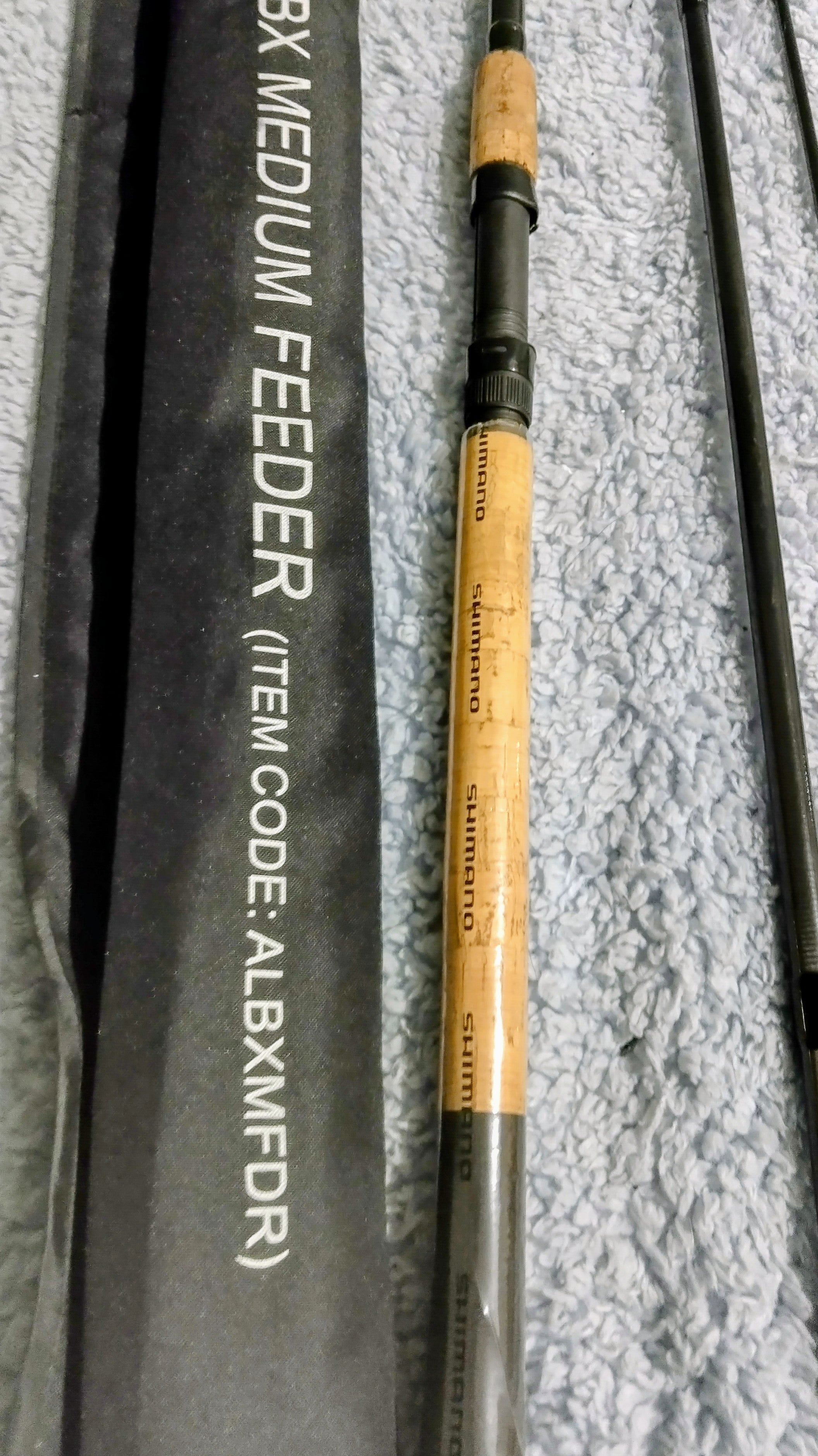Shimano Alivio BX 12ft Medium Feeder Rod | 2 Tips (3oz Carbon) | Excellent Cond