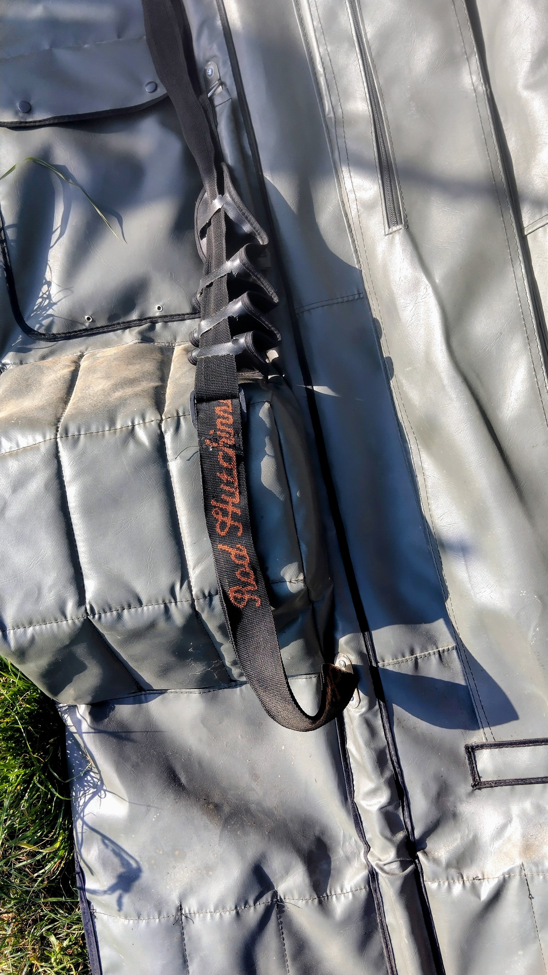 Vintage Rod Hutchinson Carp Fishing 6 Rod Holdall Original Luggage Olive Green
