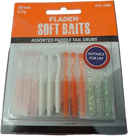 Fladen Soft Bait Predator Fishing Lures - Assorted 10/12 Packs - Misc Patterns and Sizes