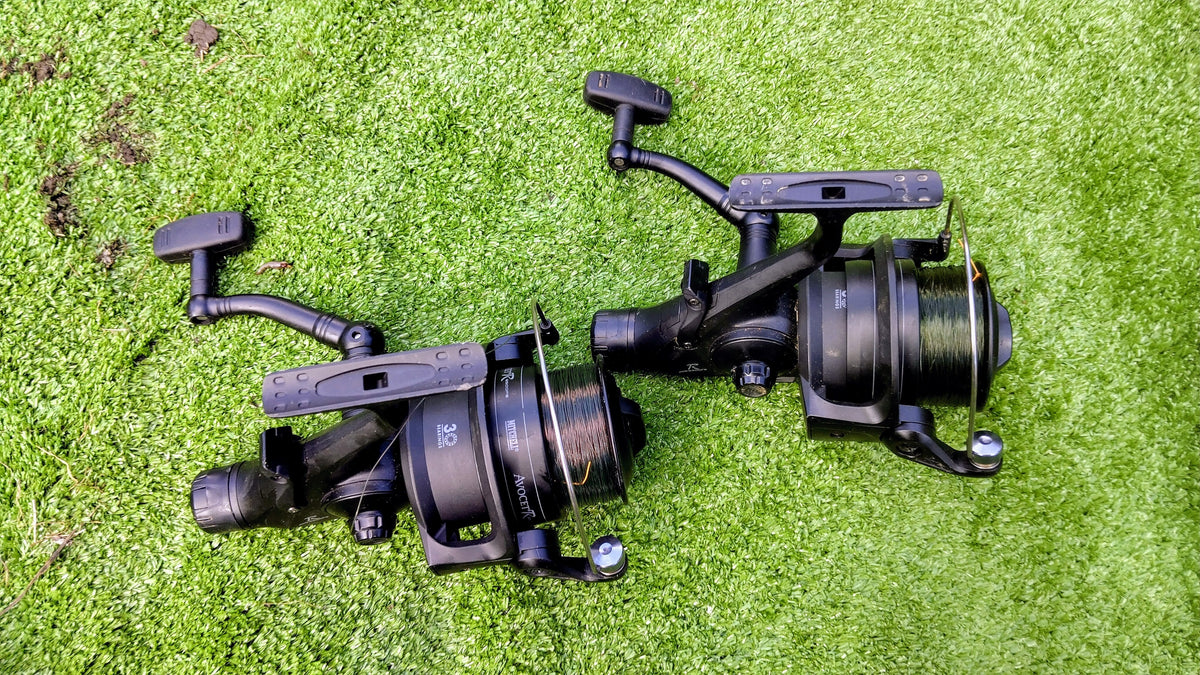 Pair Mitchell Avocet Black Edition 6500 FS RTE Freespool Reels Carp Coarse Fishing