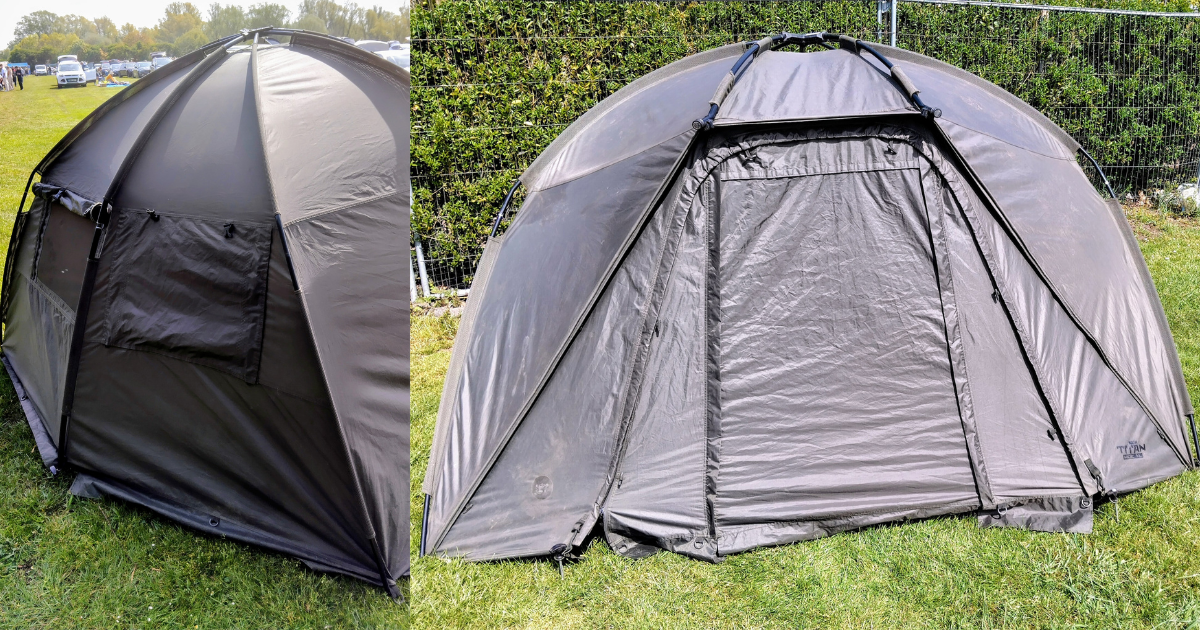 Nash Titan XL Bivvy Shelter with Zip-On Front - Used - Waterproof Carp Fishing