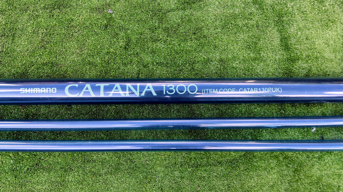 Shimano Catana 1300A 13m Pole + 2 Top Kits Match Commercial Fishing Superb