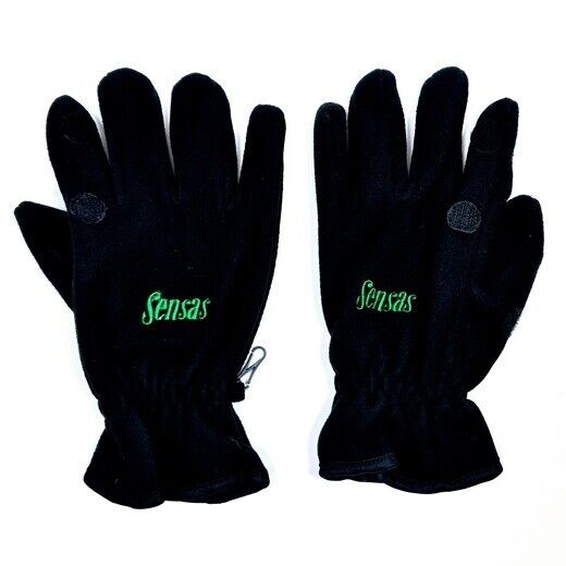 Sensas thermal fleece fishing gloves - XL