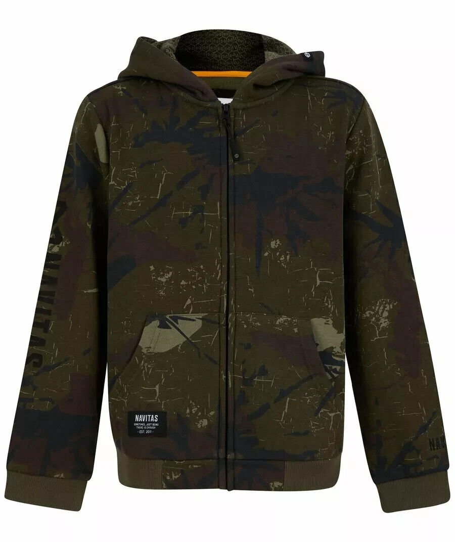 Navitas Kids' Camo Identity carp fishing hoodies, t-shirts and joggers