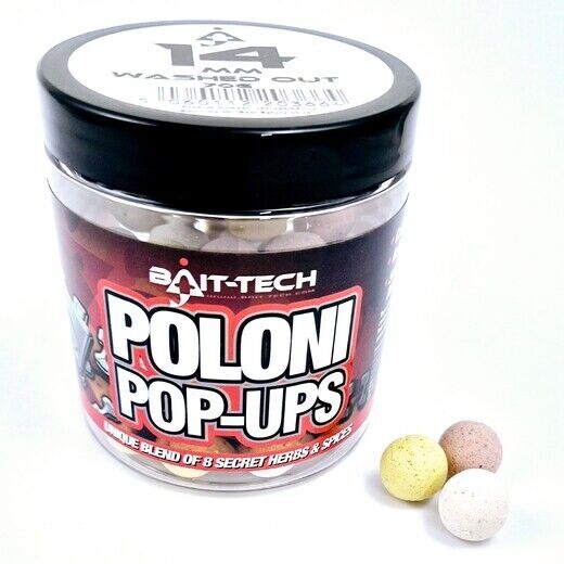 Bait Tech Poloni bait range - Inc Dumbell wafters, popups, glug