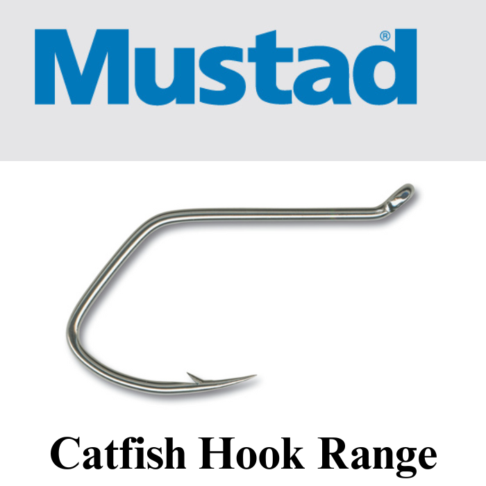 Mustad Catfish Hook Range - Packs of 10