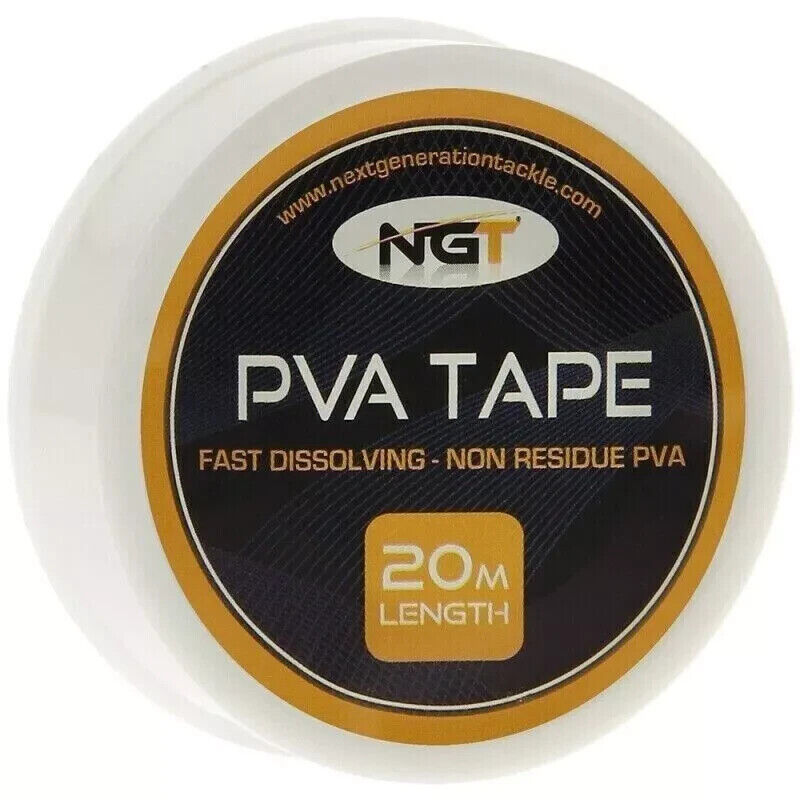 NGT PVA Tape - 20m Fast Dissolving Carp Fishing PVA  -  Why  Pay More?