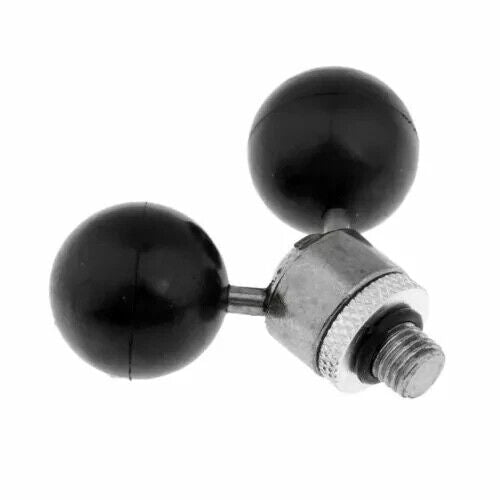 Fishtail Carp Fishing Stainless Steel Ball Rest - Adjustable Butt Grip