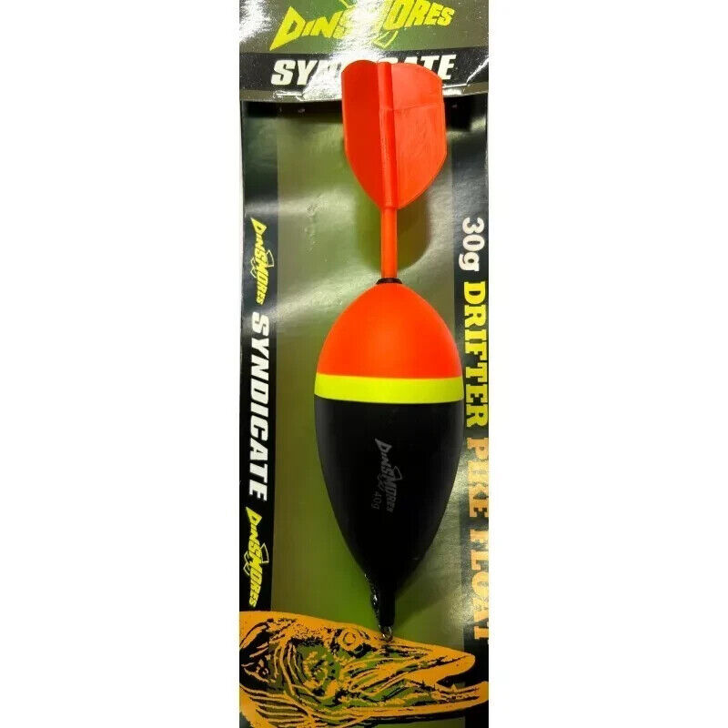 Dinsmores 30g Pike Fishing  Flighted Drifter Fishing Float