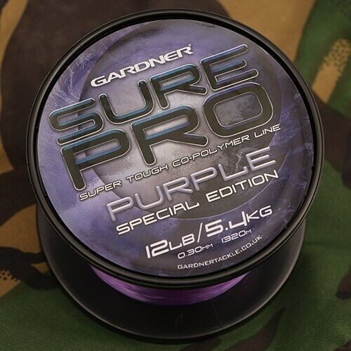 Gardner Sure Pro Purple Special Edition carp fishing mono mainline