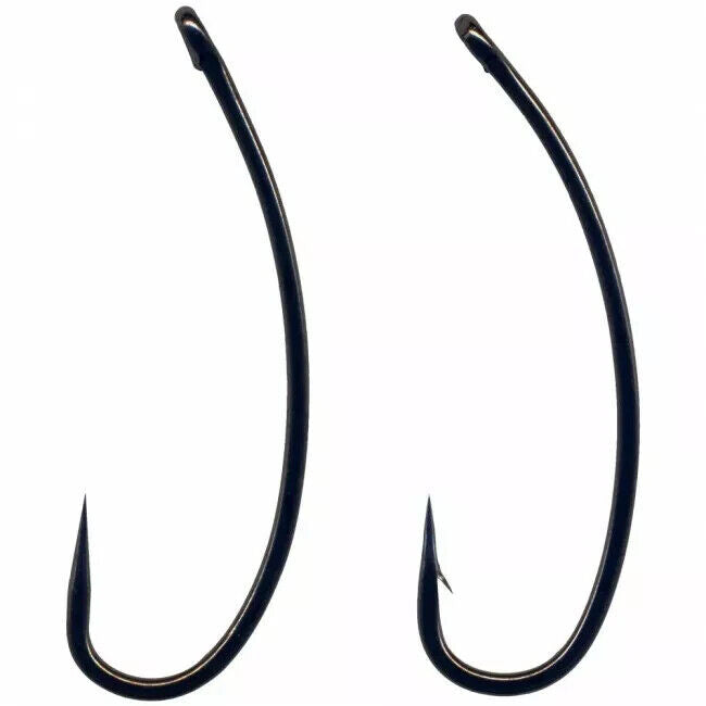 Gardner Carp Fishing Covert Dark Longshank Mugga Hook Range - Barbed, Barbless