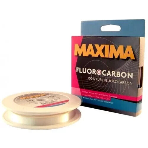 Maxima Fluorocarbon - One Shot Spools - All Breaking Strains