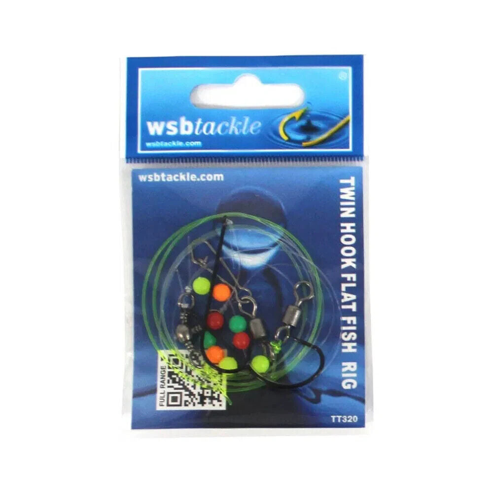 Pre-tied sea fishing rigs - choose from flat fish, bass & more