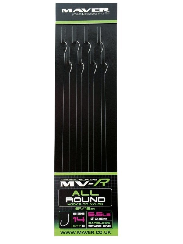 Maver MV-R All-Round Hooks to Nylon - All sizes