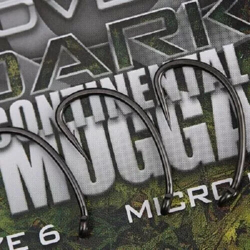 Gardner Super Strong Covert Dark Continenal Mugga Carp Fishing Hooks - ALL SIZES