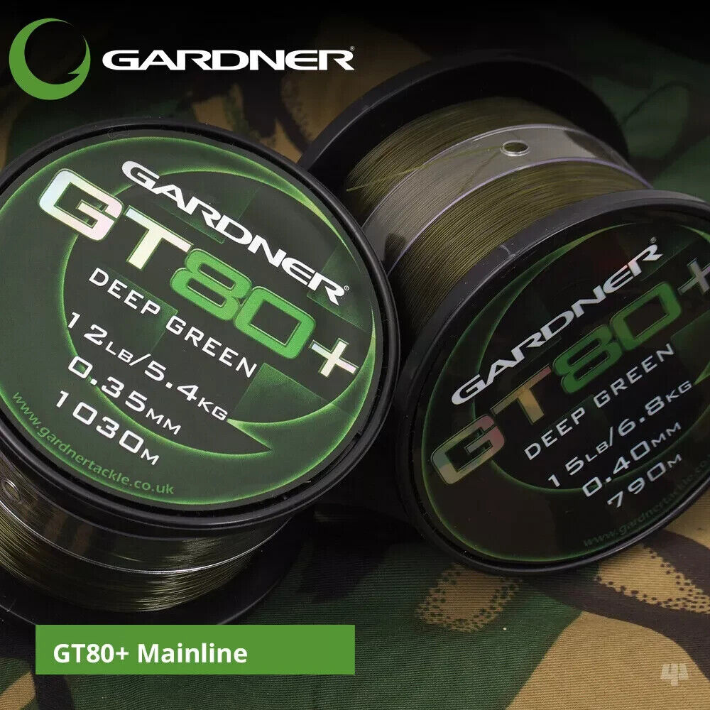 Gardner Tackle GT80+ Carp Specimen Fishing Mono Mainline