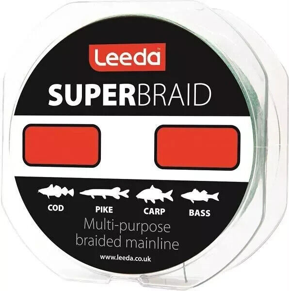 Leeda Super Braid - 300m Spools - 15lb, 20lb, 30lb, 40lb, 50lb