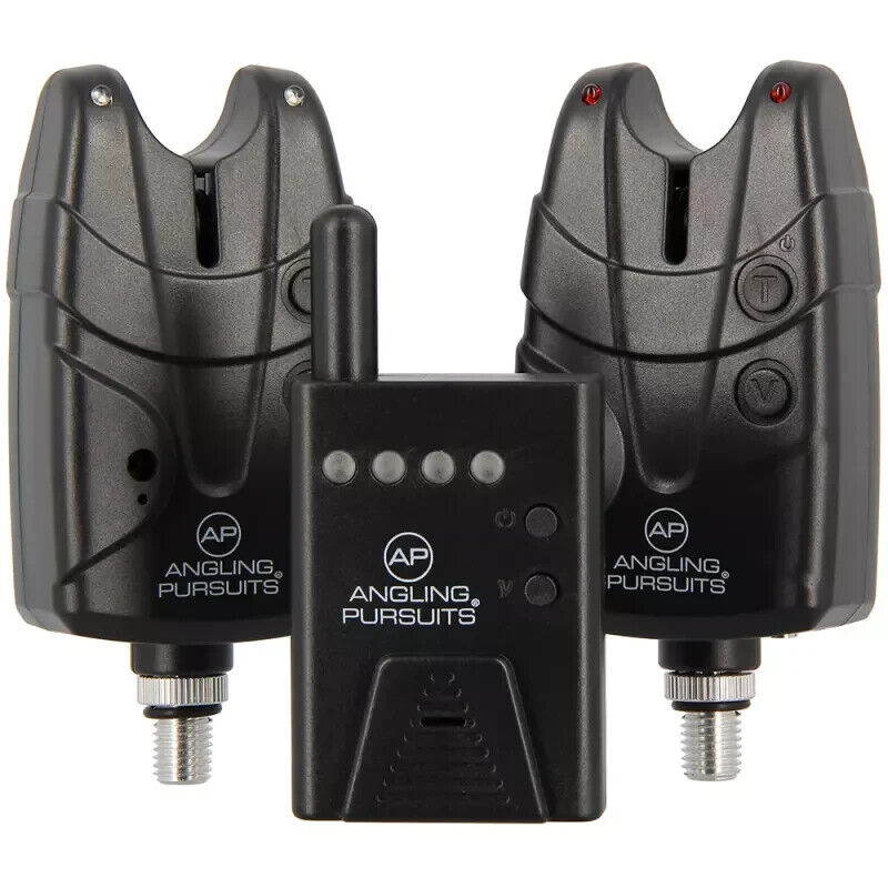 Carp Fishing Bite Alarm & Receiver Set - Twin Alarms