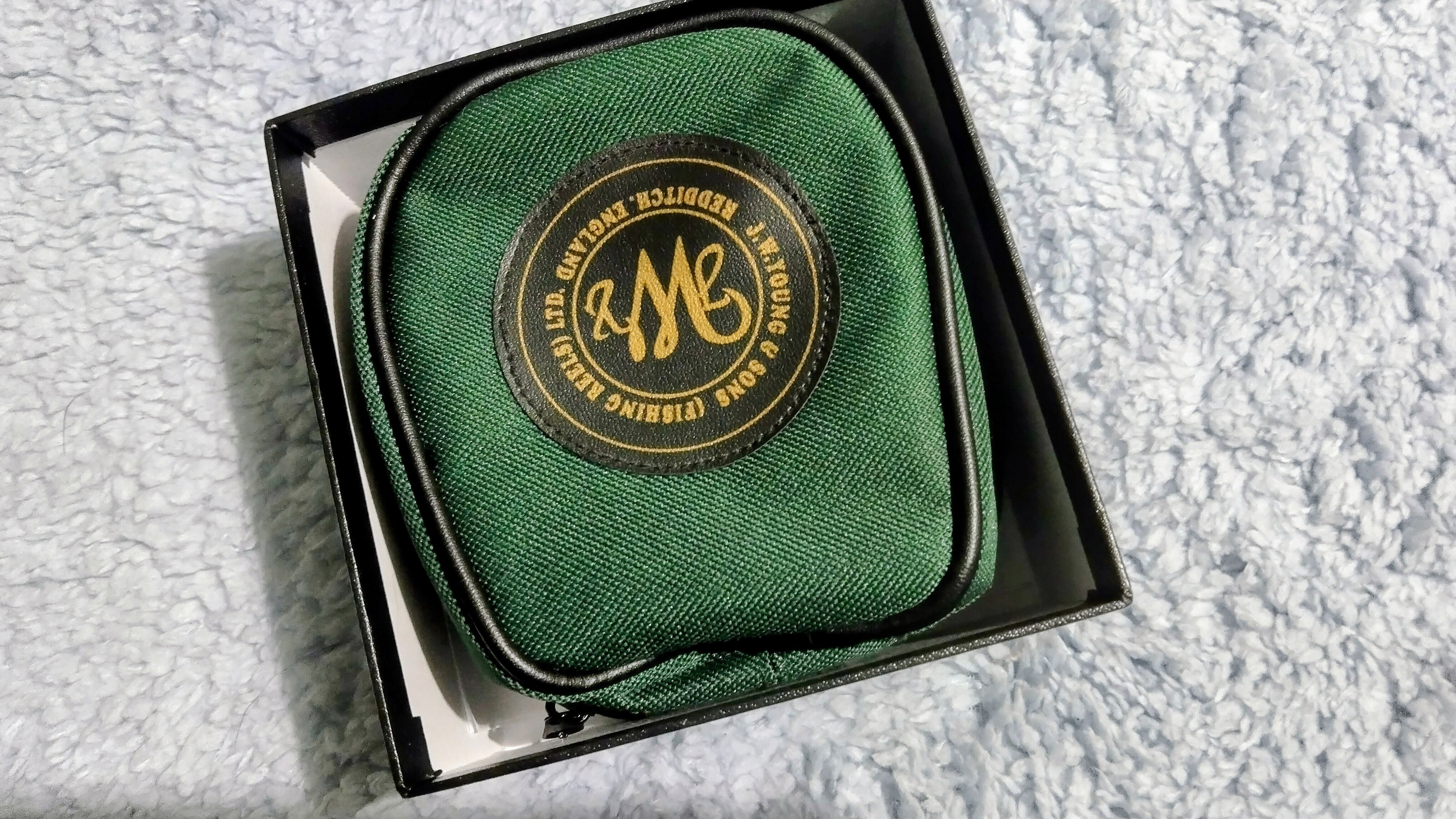 J W Young Purist II 2041 CL Centrepin Reel - As New - Bronze 4.5" Fishing Reel