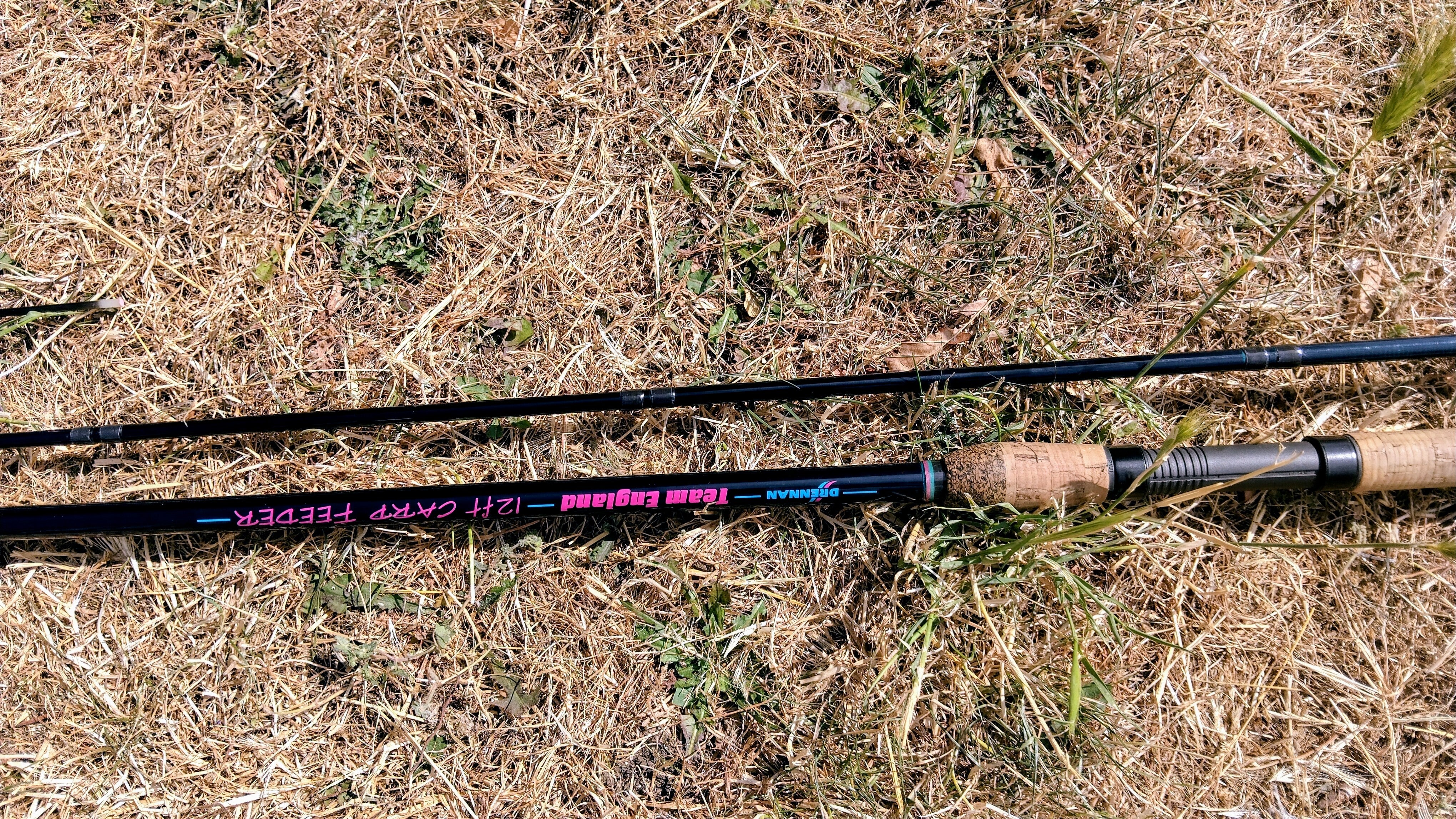 Drennan 12ft Team England Carp Feeder Rod - Very Good Condition with Bag & Quiver Tip