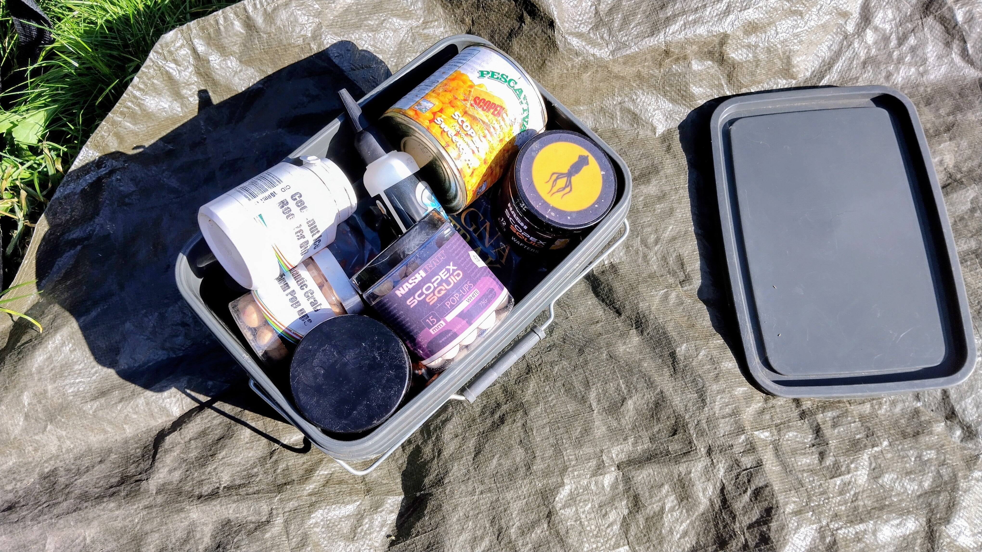 Job Lot Carp Specimen Fishing Baits - Mixed Brands, Pop-Ups, Liquids & Bucket