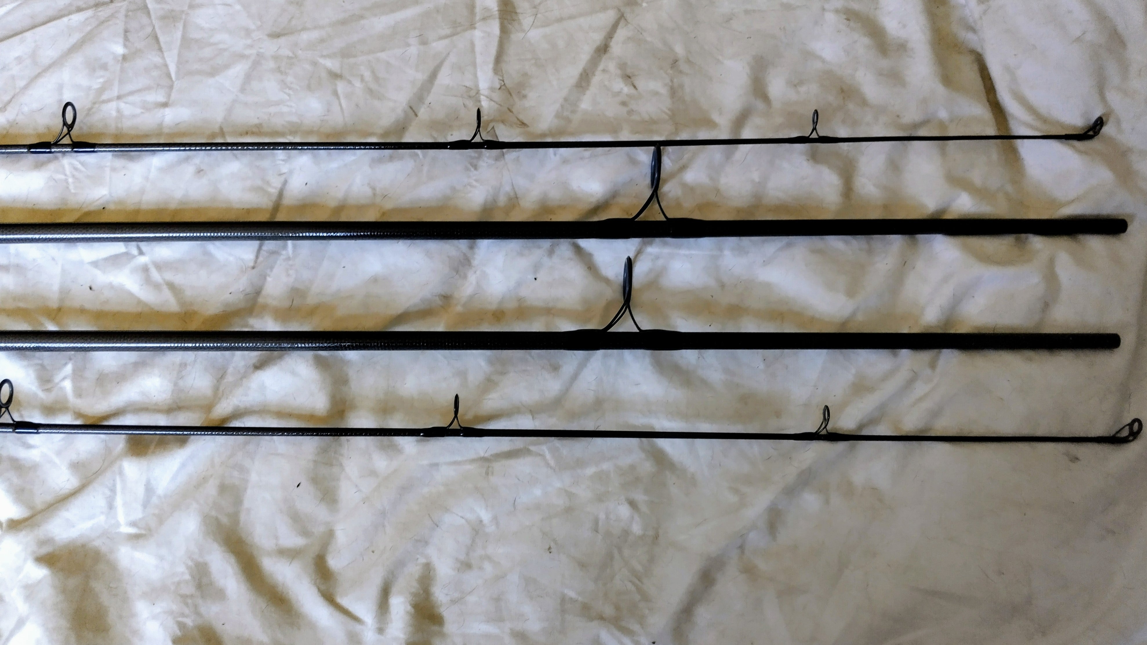 PAIR Vintage Sportex Carbon Kevlar 13ft 3lb Carp Rods Tony Fordham Traditional Fishing
