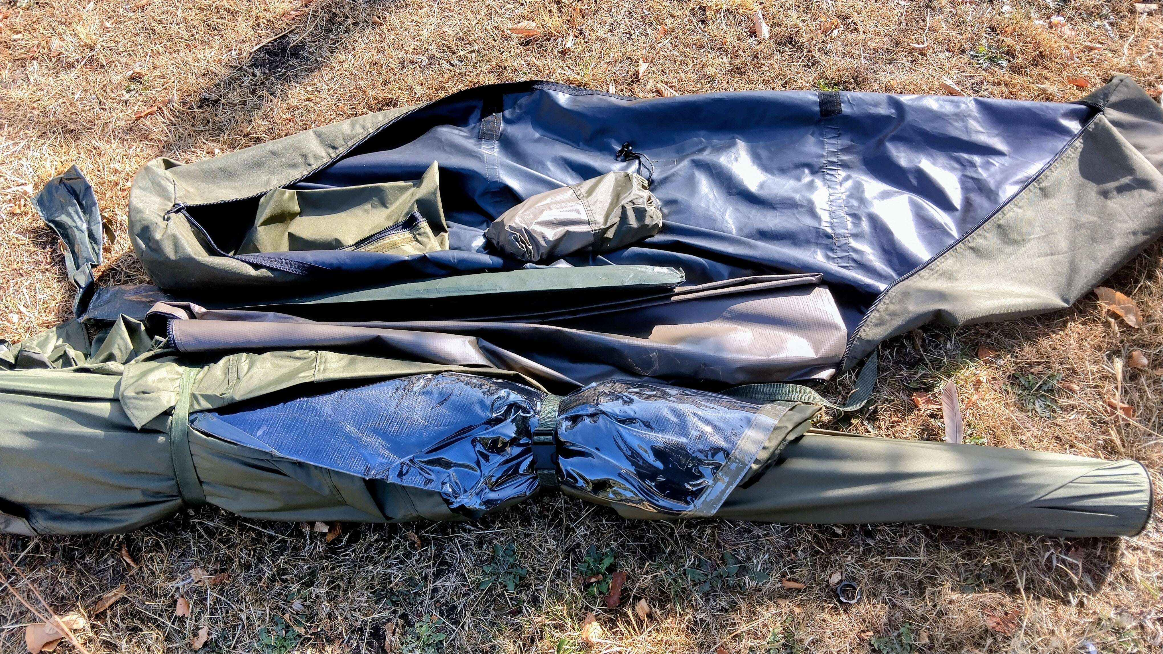 Cyprinus Carp Fishing Brolly System - Day/Overnighter Bivvy Shelter - VGC