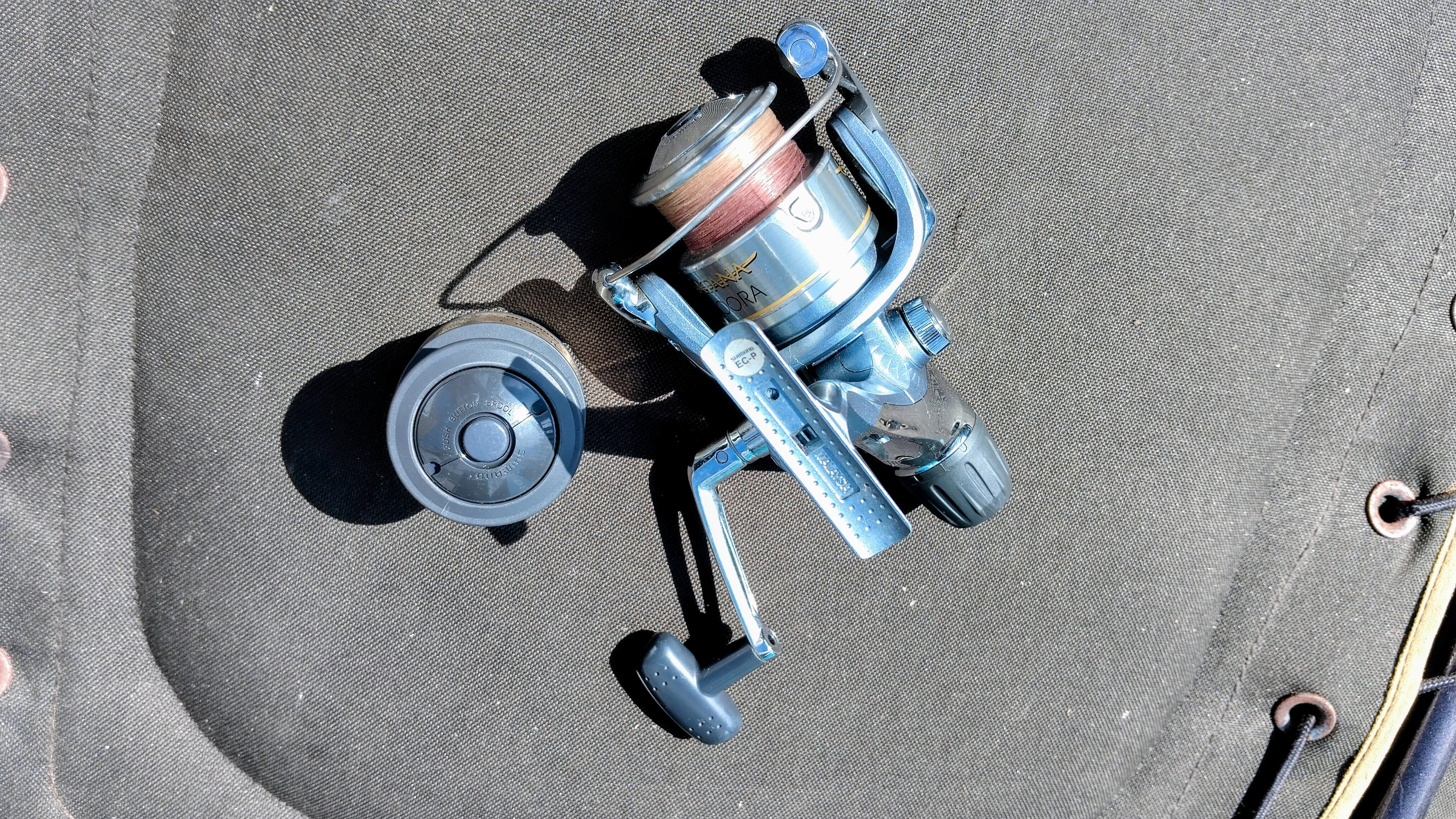 Shimano Catana 4000RA Rear Drag Fishing Reel + Spare Spool – Very Good Condition