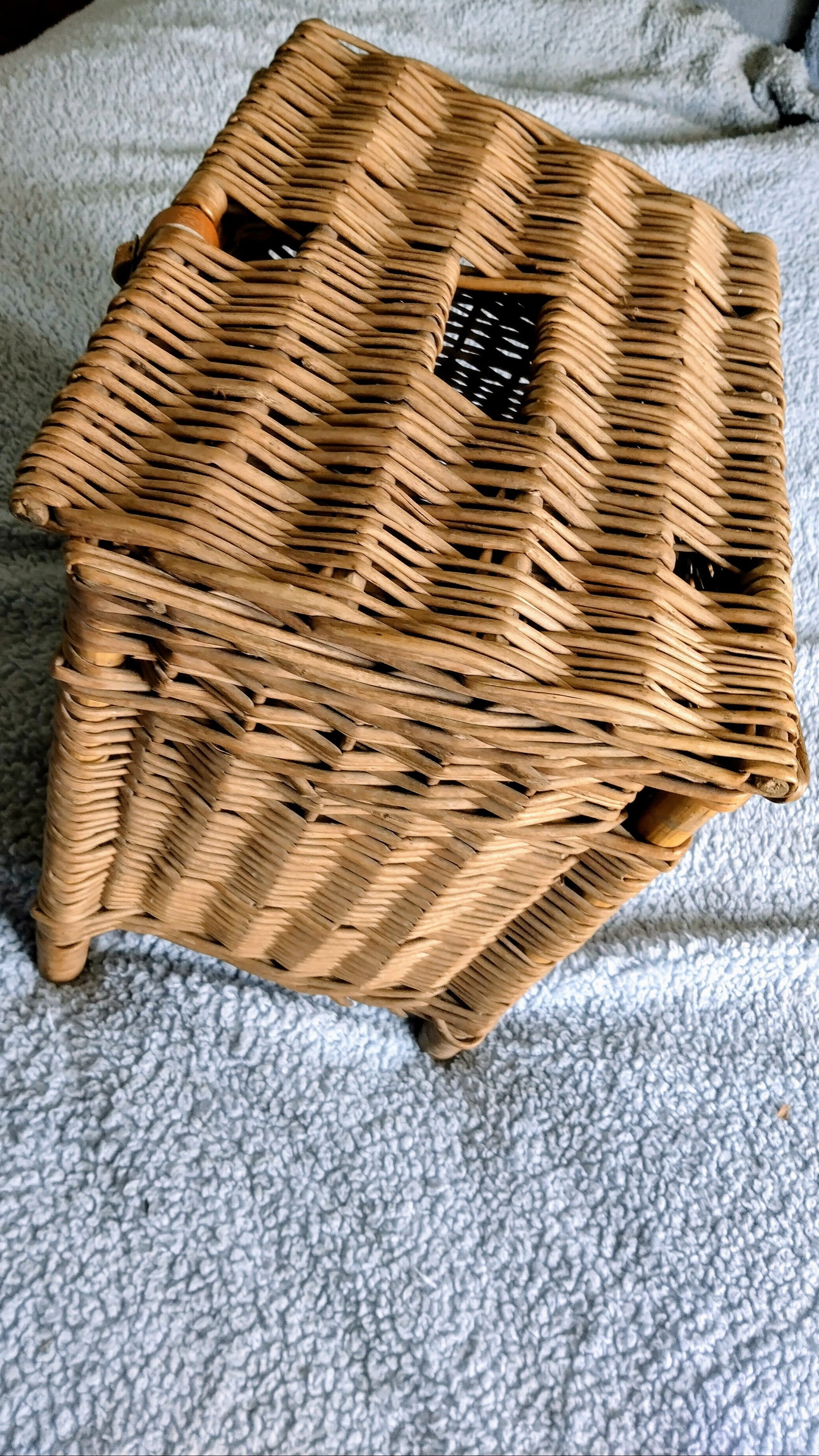 Vintage Wicker Fishing Basket Creel Traditional Angling Gear Classic Tackle