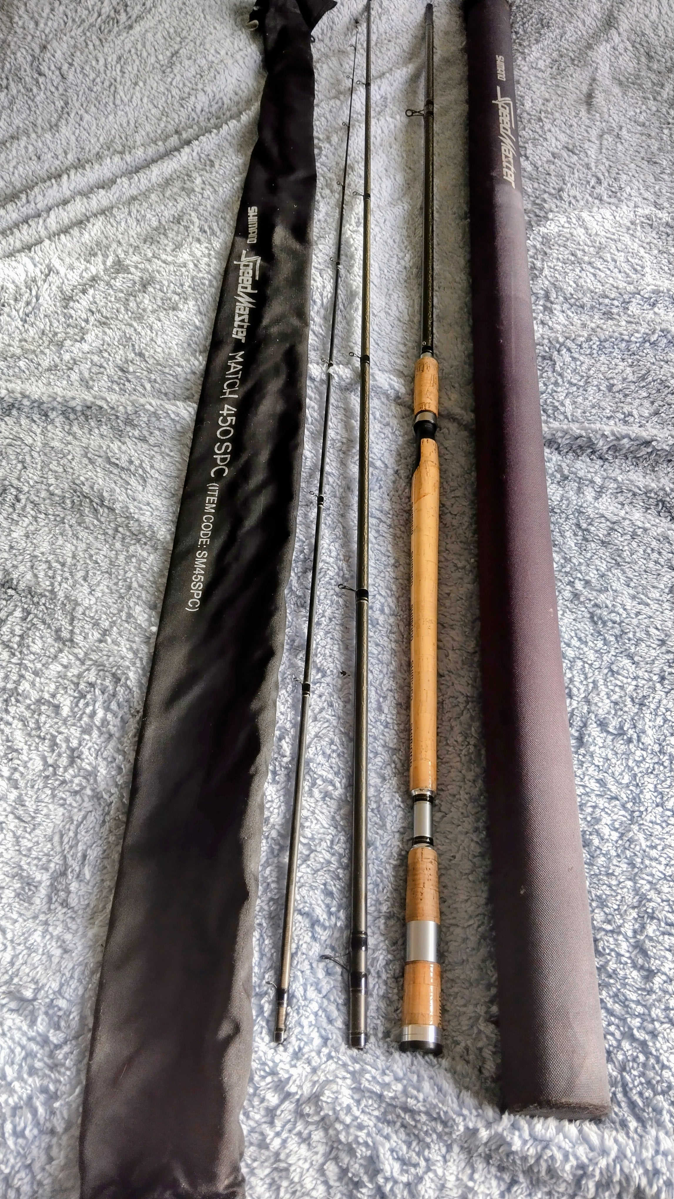 Shimano Speedmaster 450 SPC 15ft Match Rod - 3 Piece Float Rod - With Hard Case