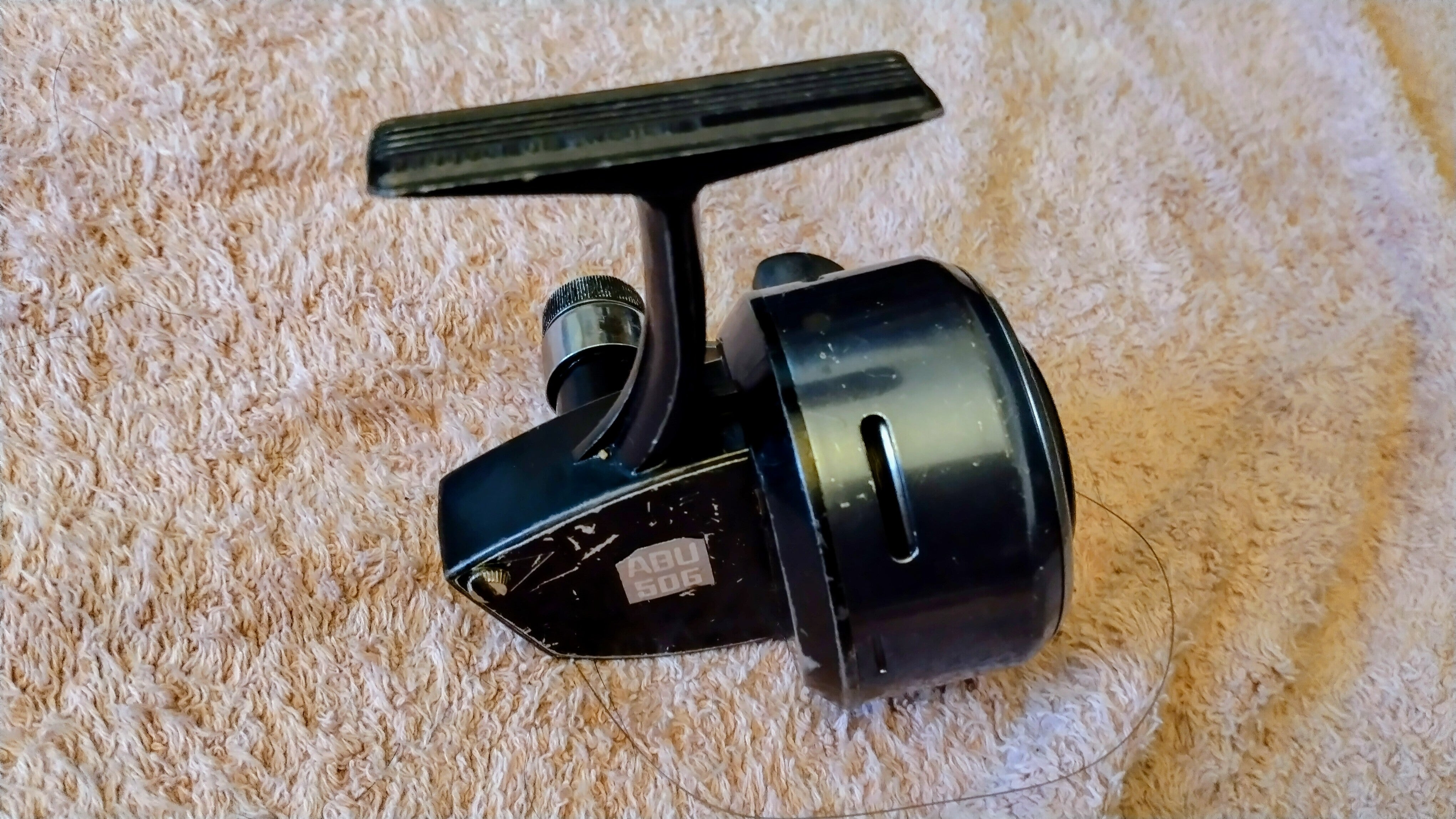 Abu 501 Closed Face Trotting Reel Vintage River Float Fishing Match Reel & Case