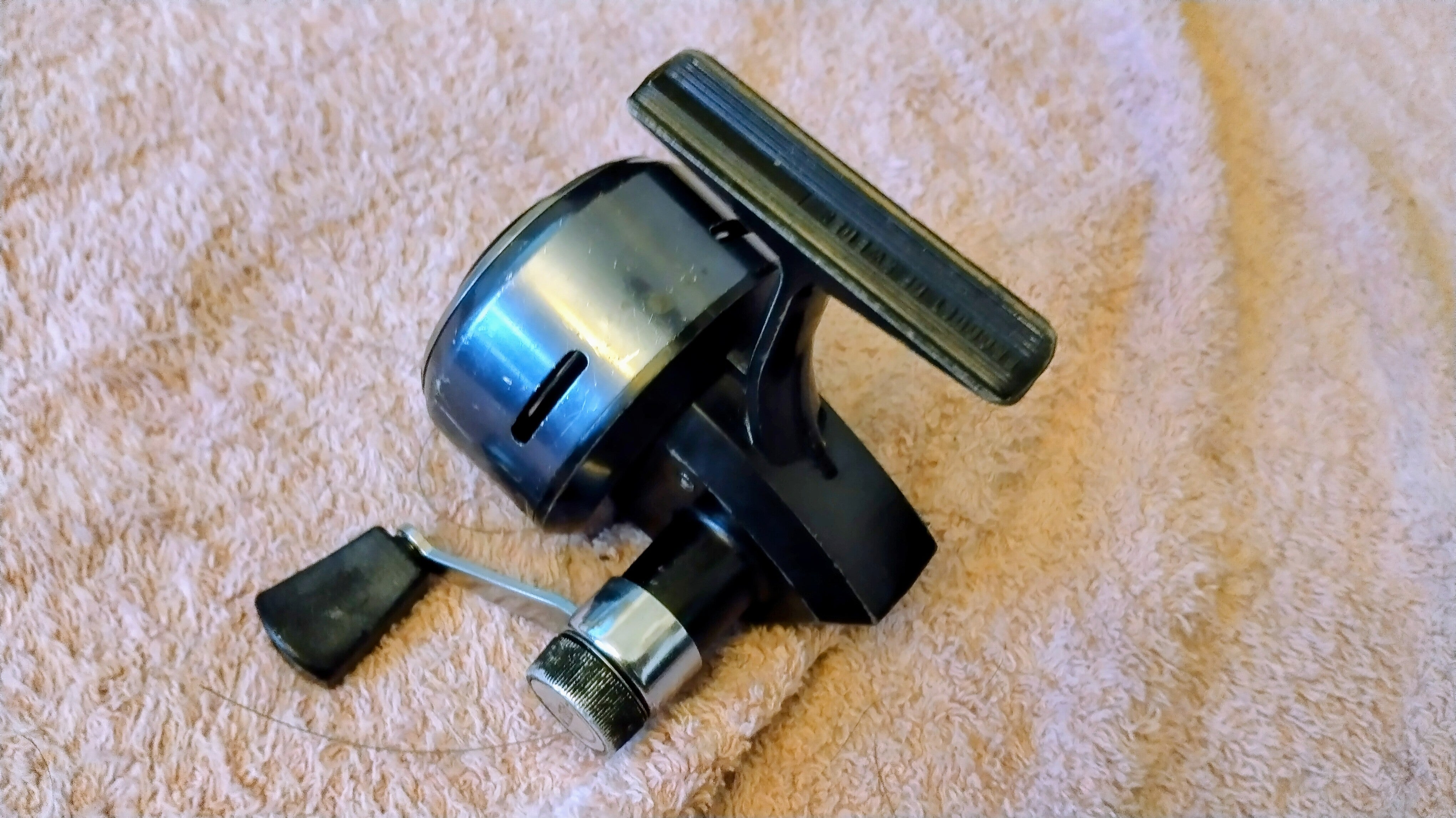 Abu 501 Closed Face Trotting Reel Vintage River Float Fishing Match Reel & Case