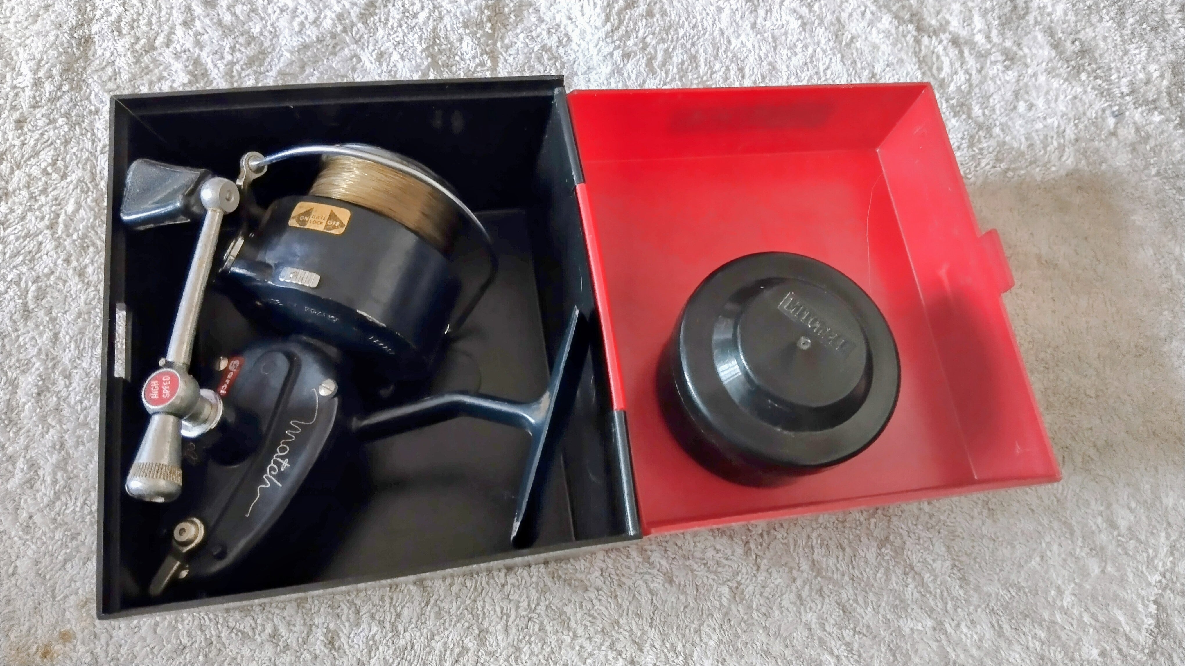 Vintage Mitchell Match Reel Boxed With Spare Spool - VGC / Working Order